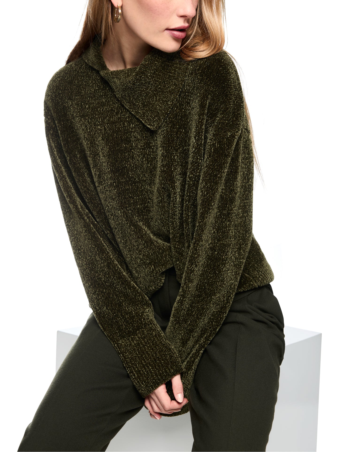 Marc Cain Chenille Sweater BC4126M61
