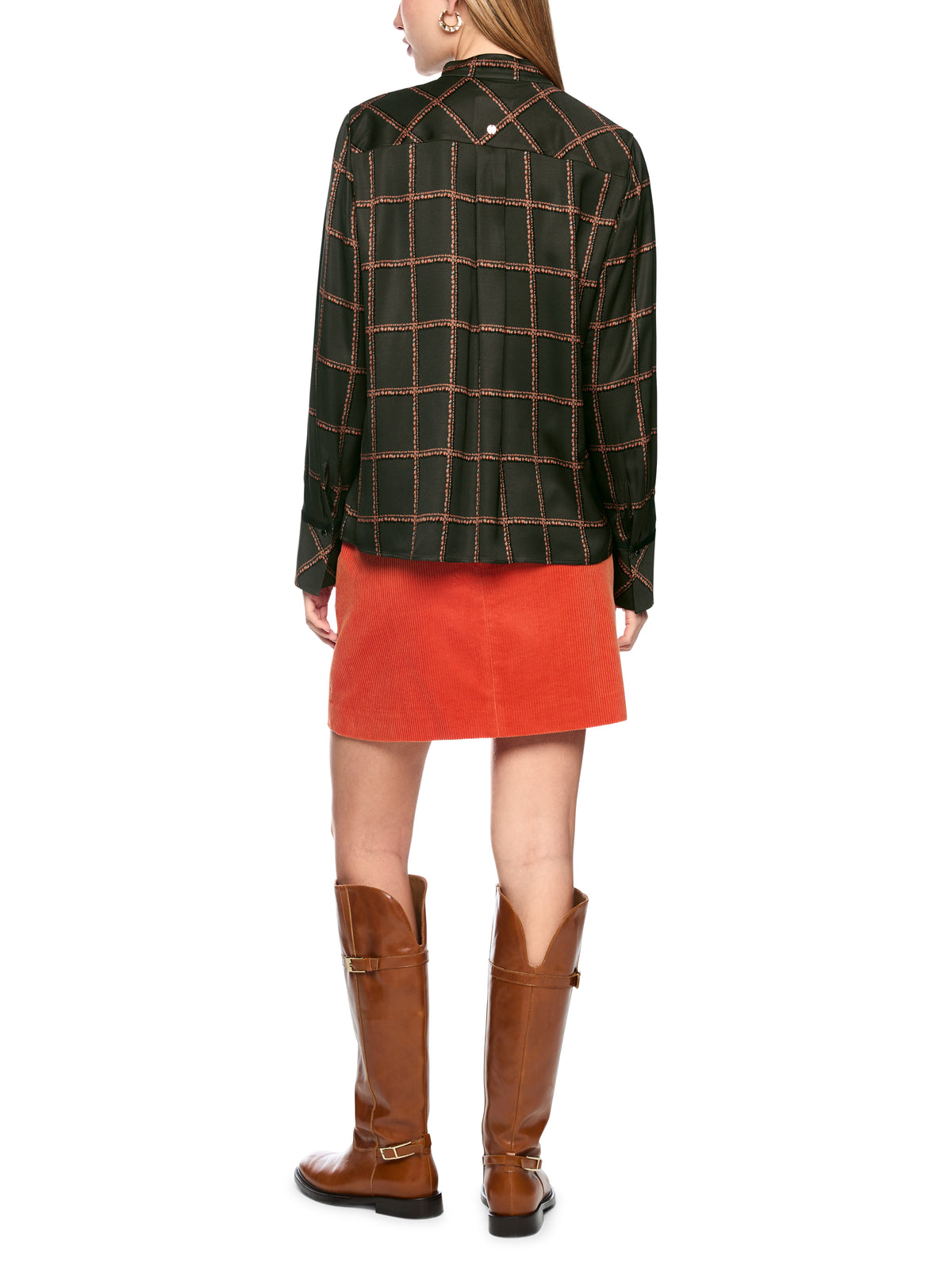 Marc Cain Check Blouse BC5124W28