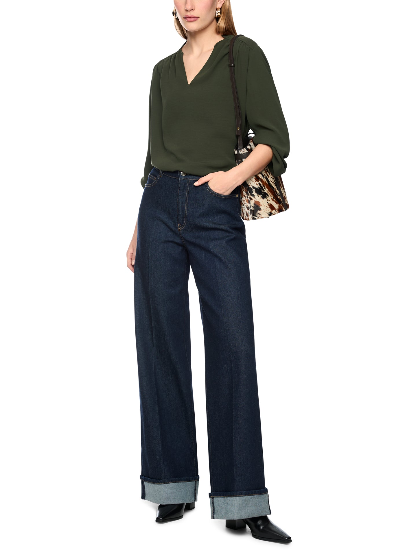Marc Cain Khaki Blouse BC5125W90