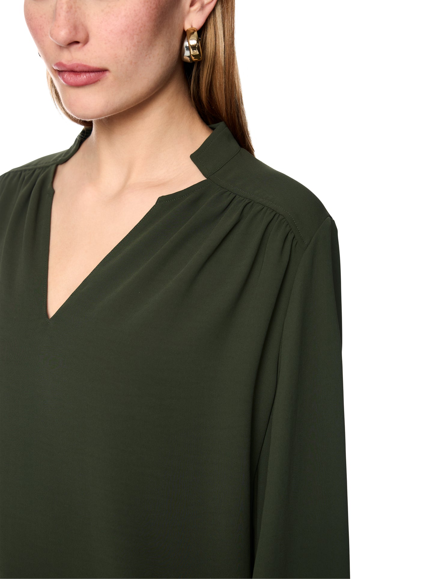 Marc Cain Khaki Blouse BC5125W90