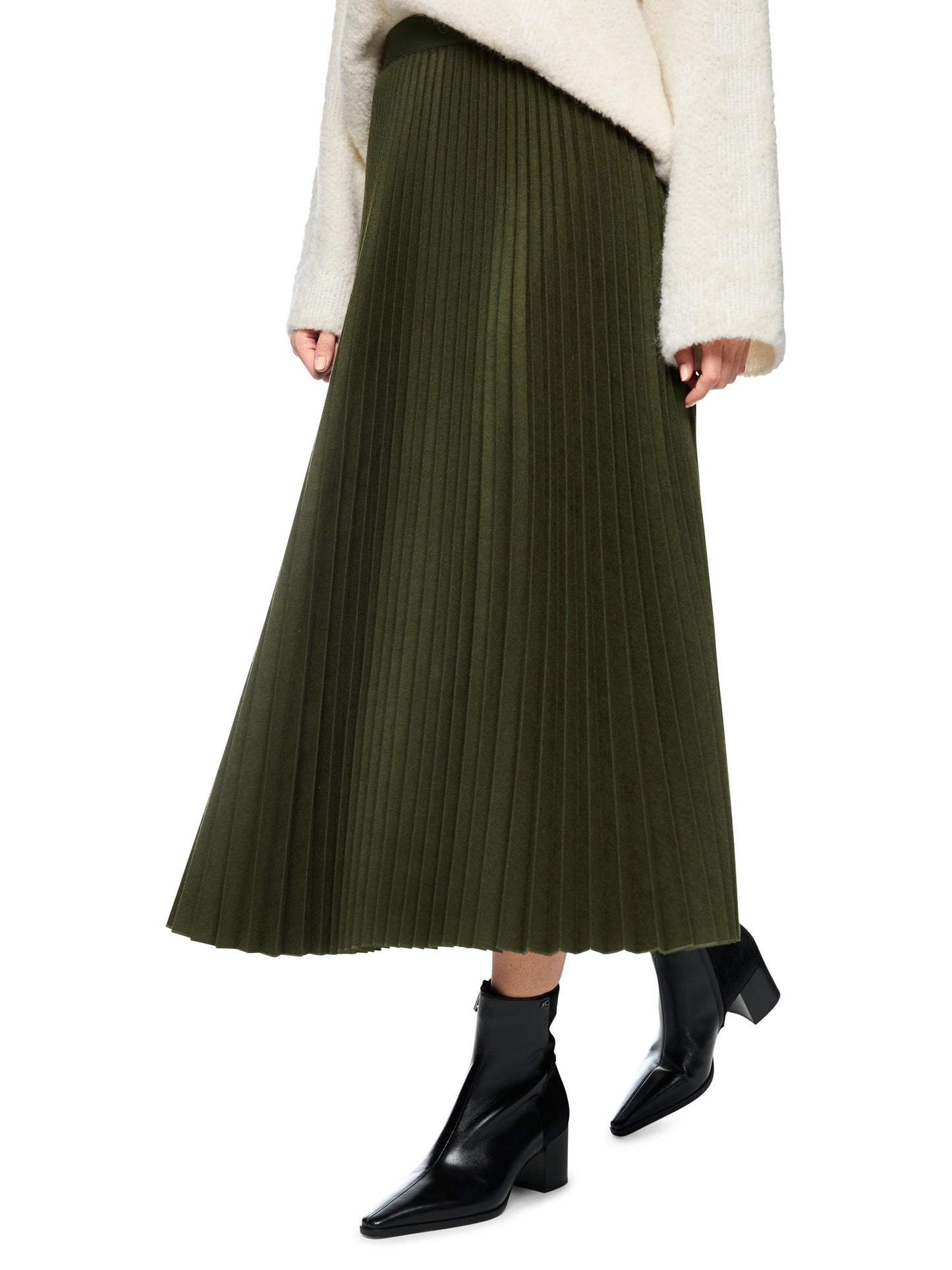 Marc Cain Pleated Skirt BC7121W73