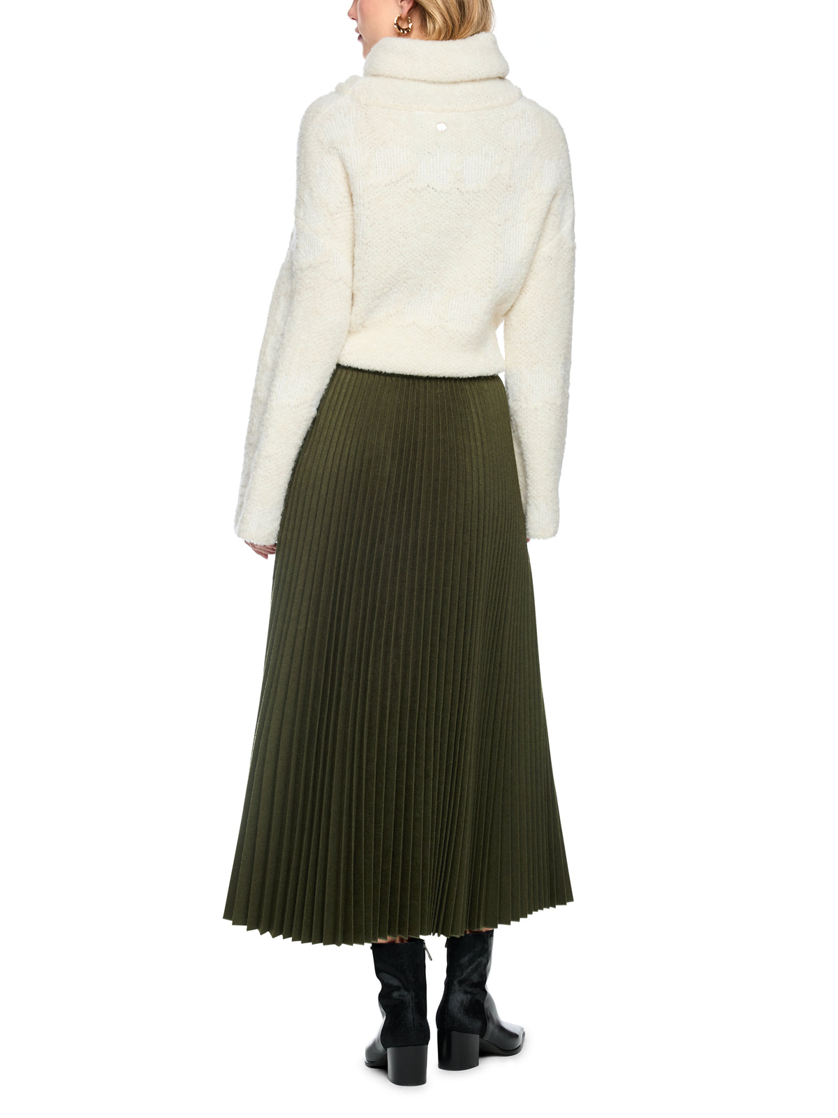 Marc Cain Pleated Skirt BC7121W73