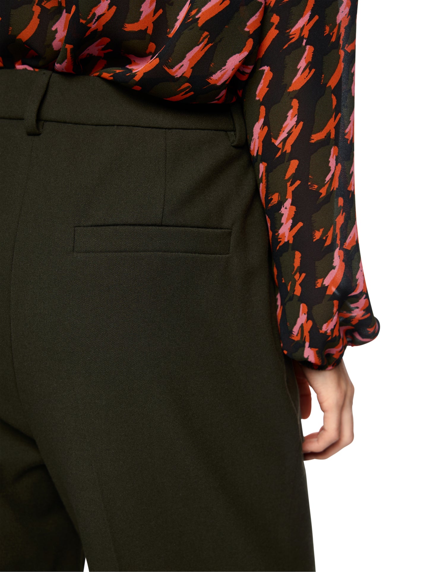 Marc Cain Khaki Trousers BC8156W29