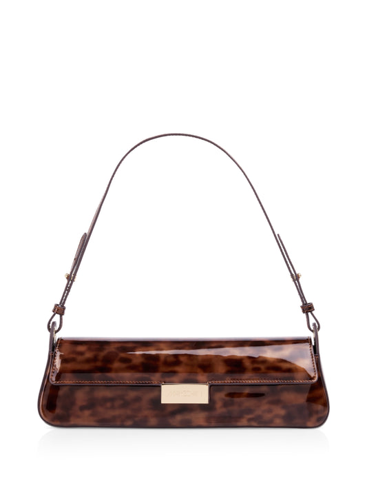 Marc Cain Print Patent Shoulder Bag BCTI03L11