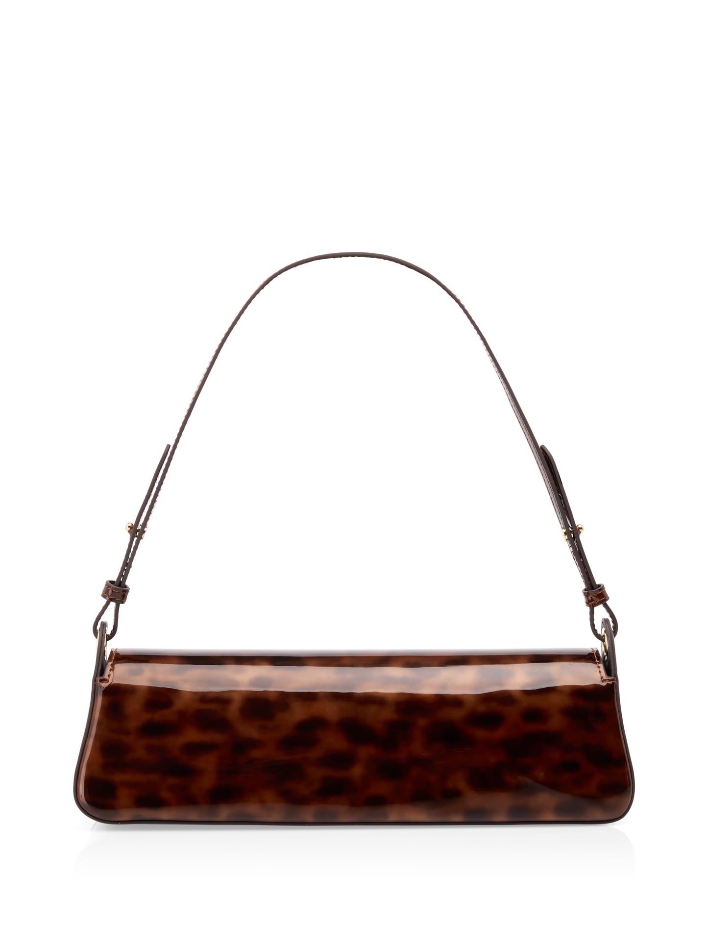 Marc Cain Print Patent Shoulder Bag BCTI03L11