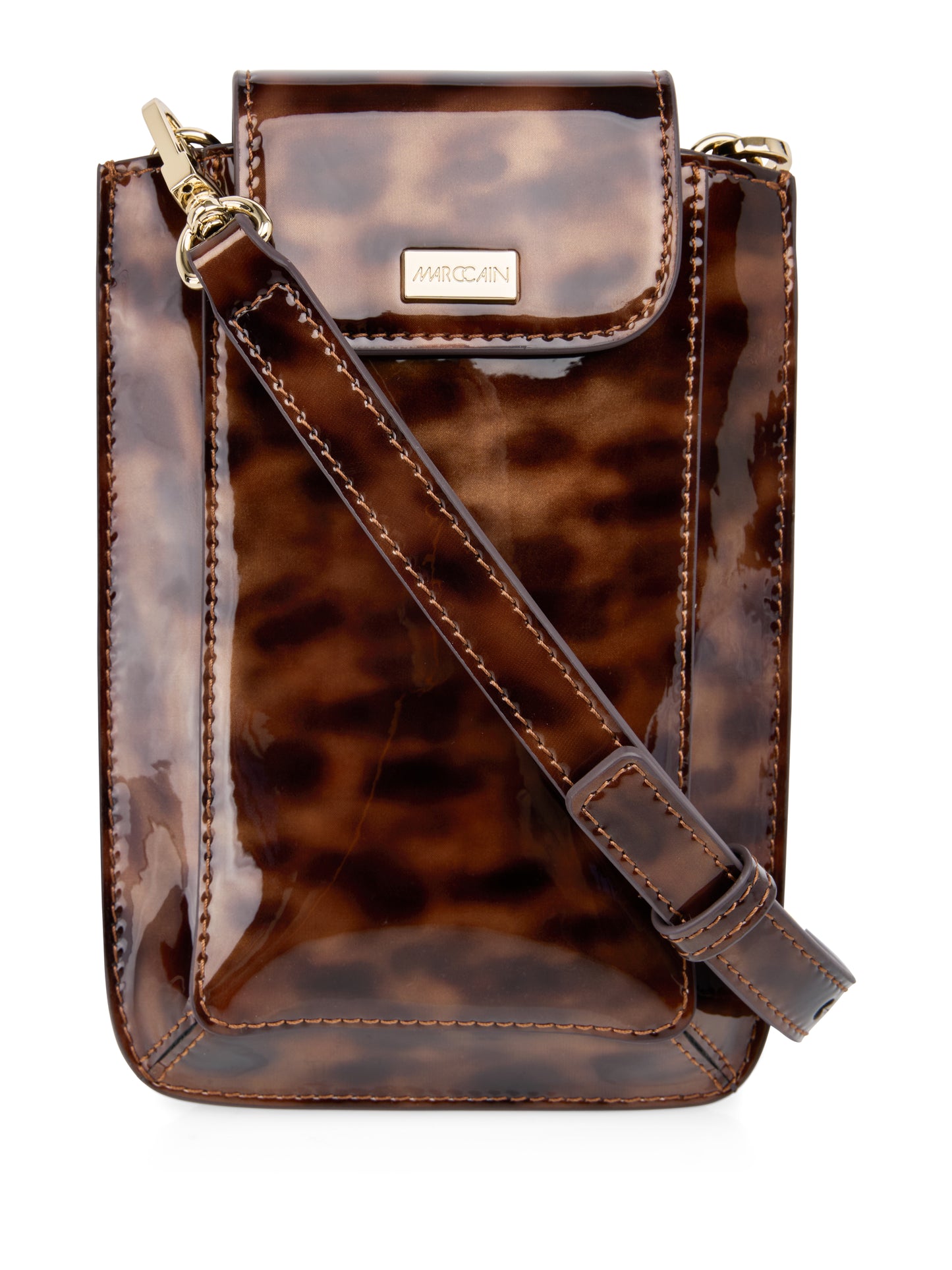 Marc Cain Print Patent Mini Bag BCTM01L11