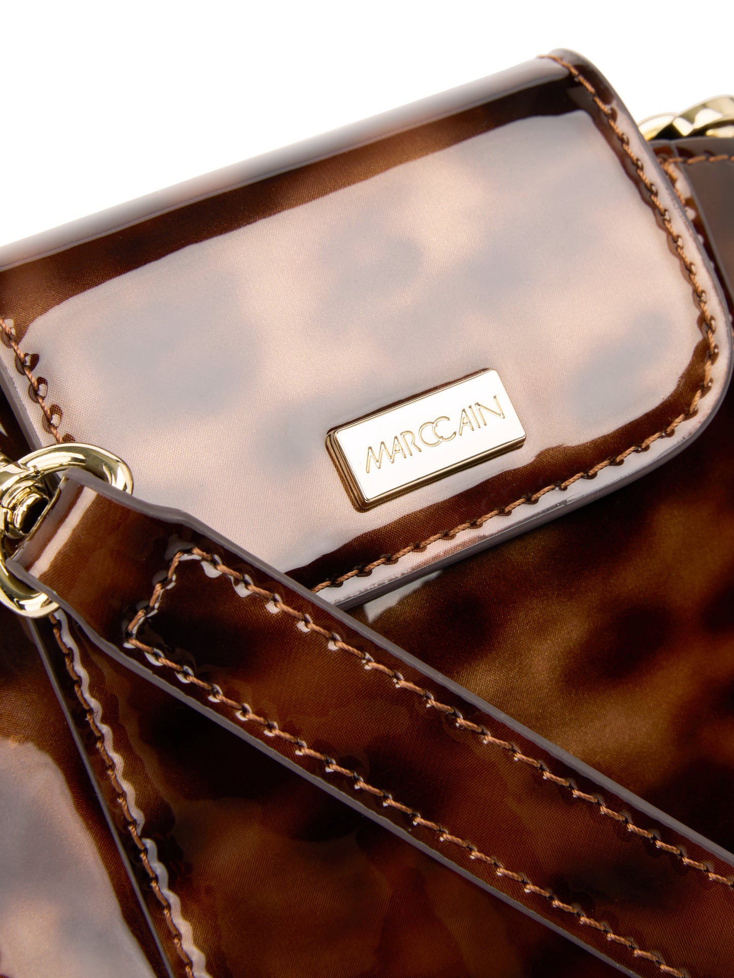 Marc Cain Print Patent Mini Bag BCTM01L11