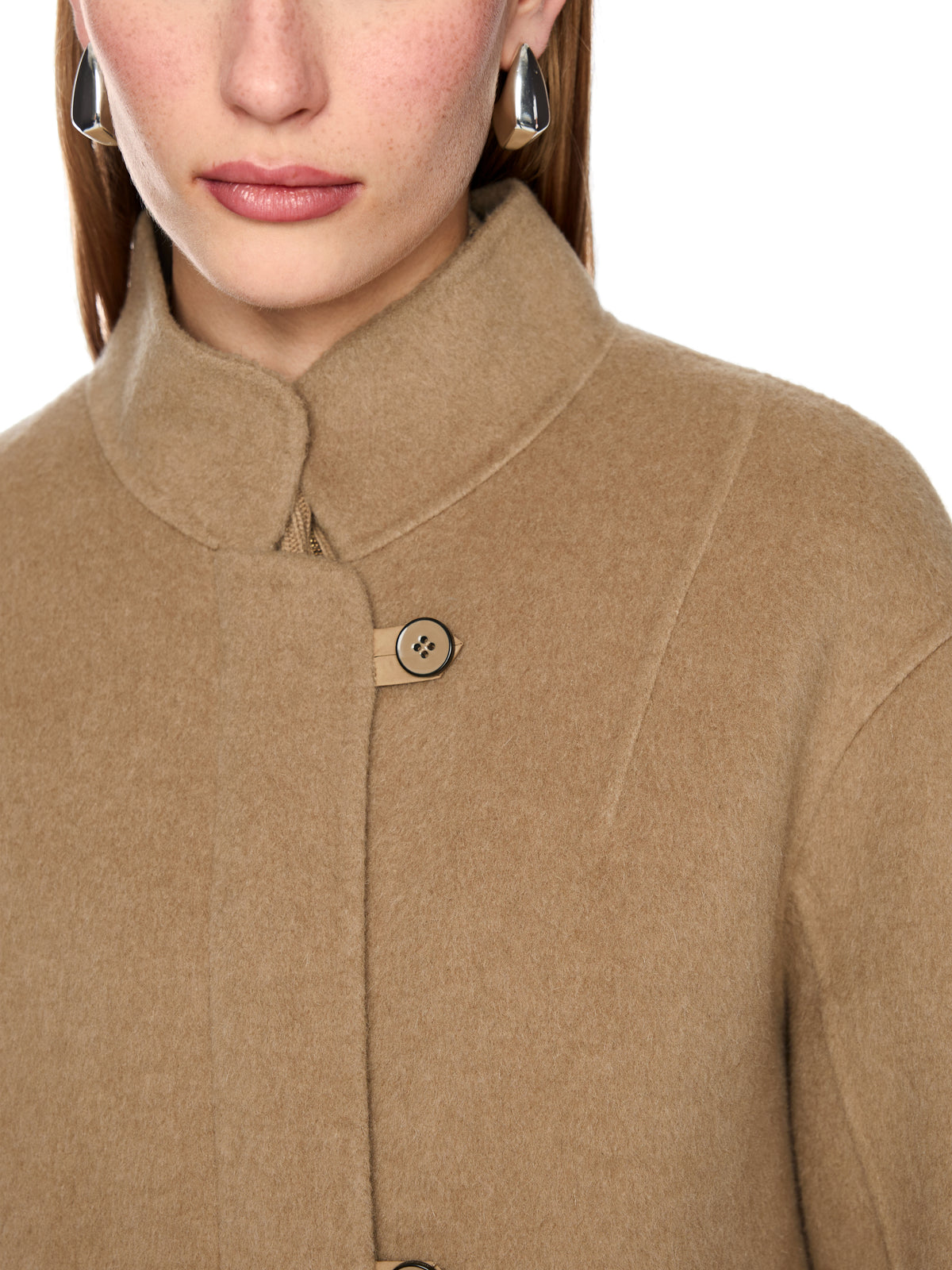 Marc Cain Camel Long Coat BC1110W37