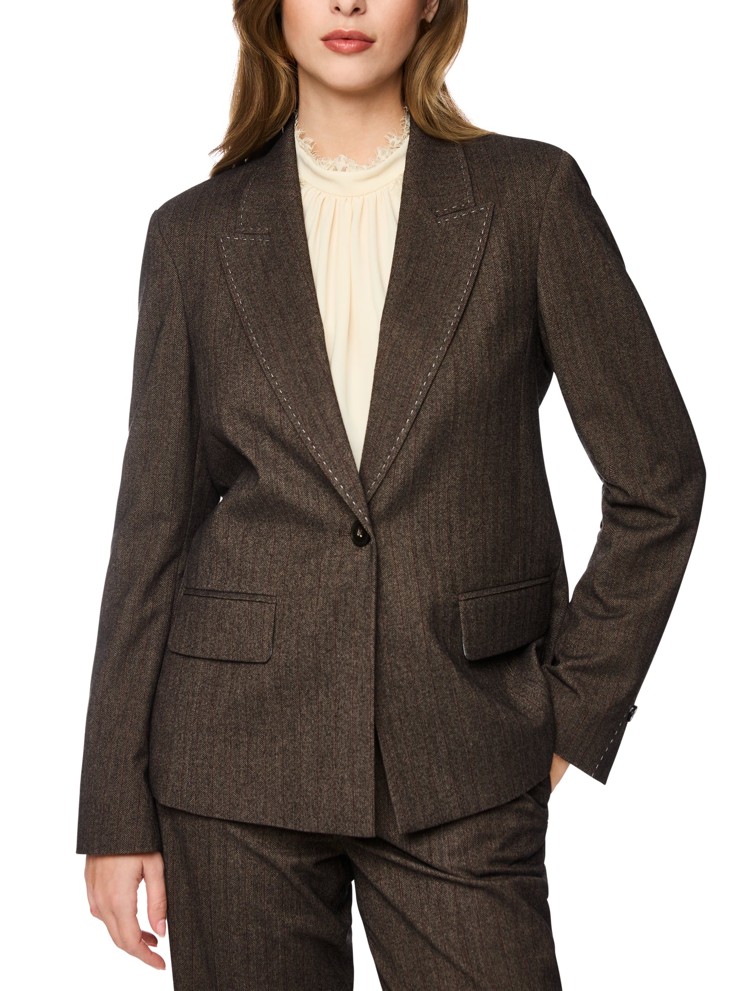 Marc Cain Brown Blazer BC3428W74