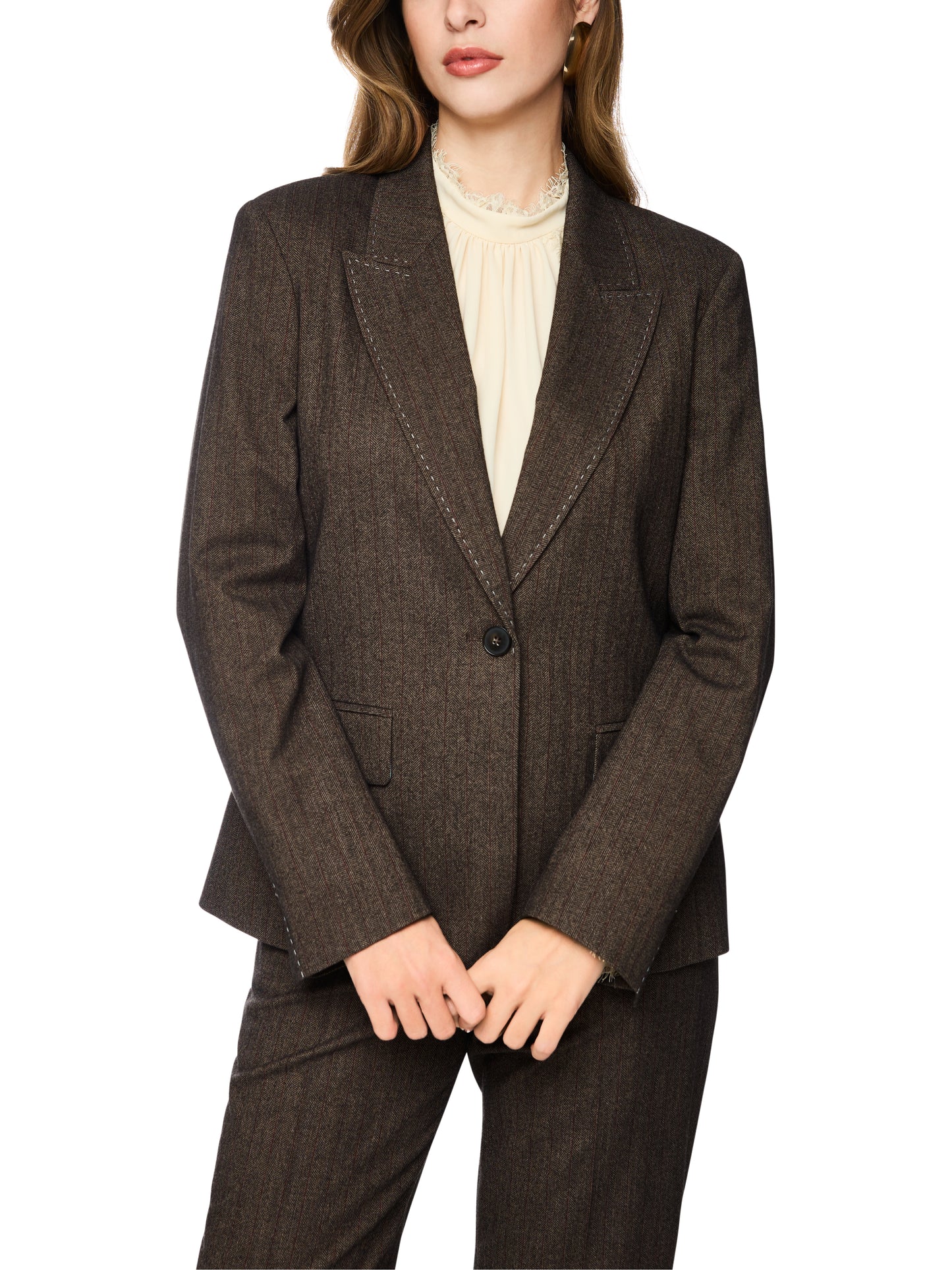 Marc Cain Brown Blazer BC3428W74