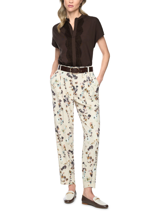 Marc Cain Lace Trim Top BC4825J14