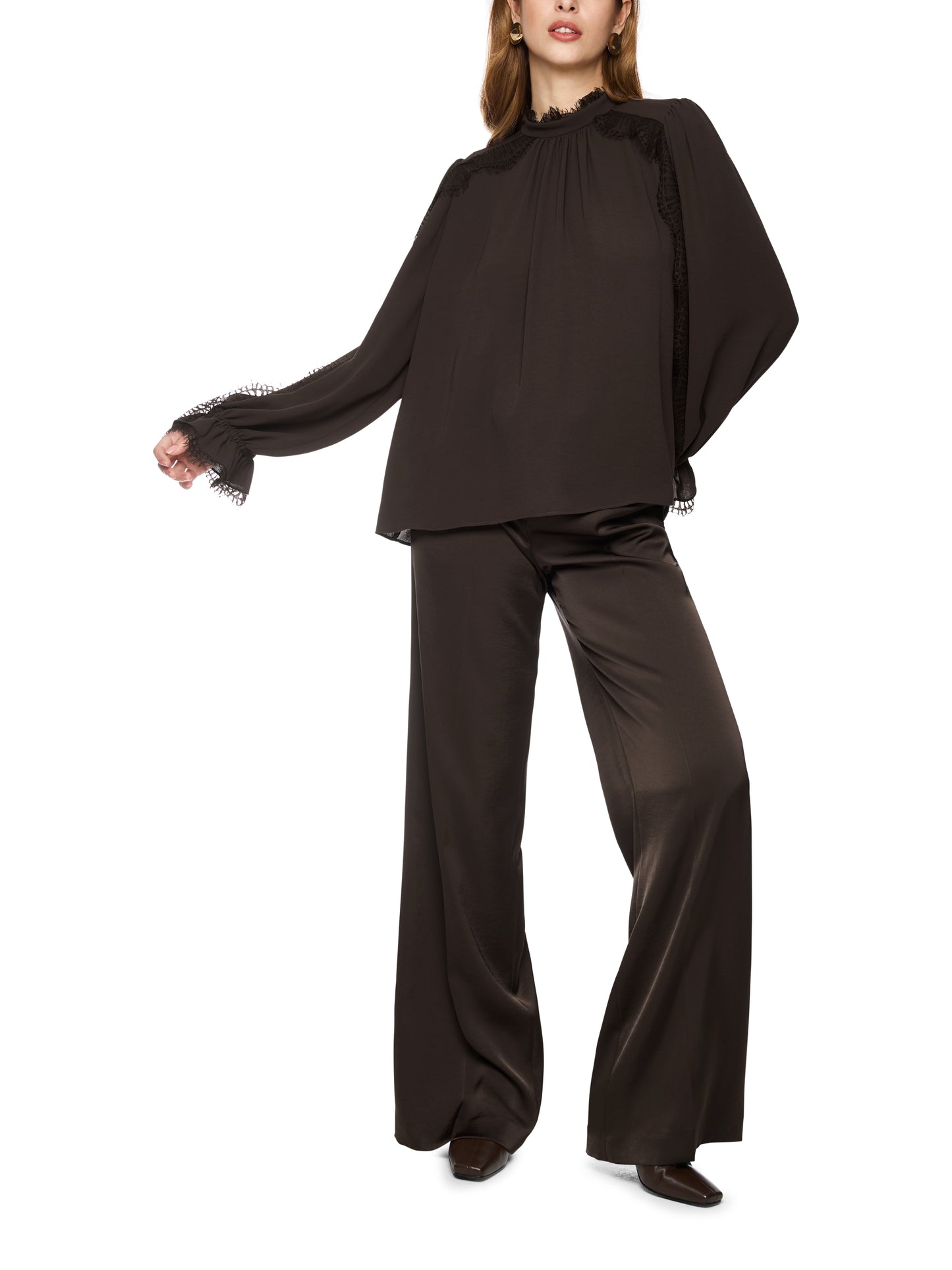 Marc Cain Brown Blouse BC5118W90