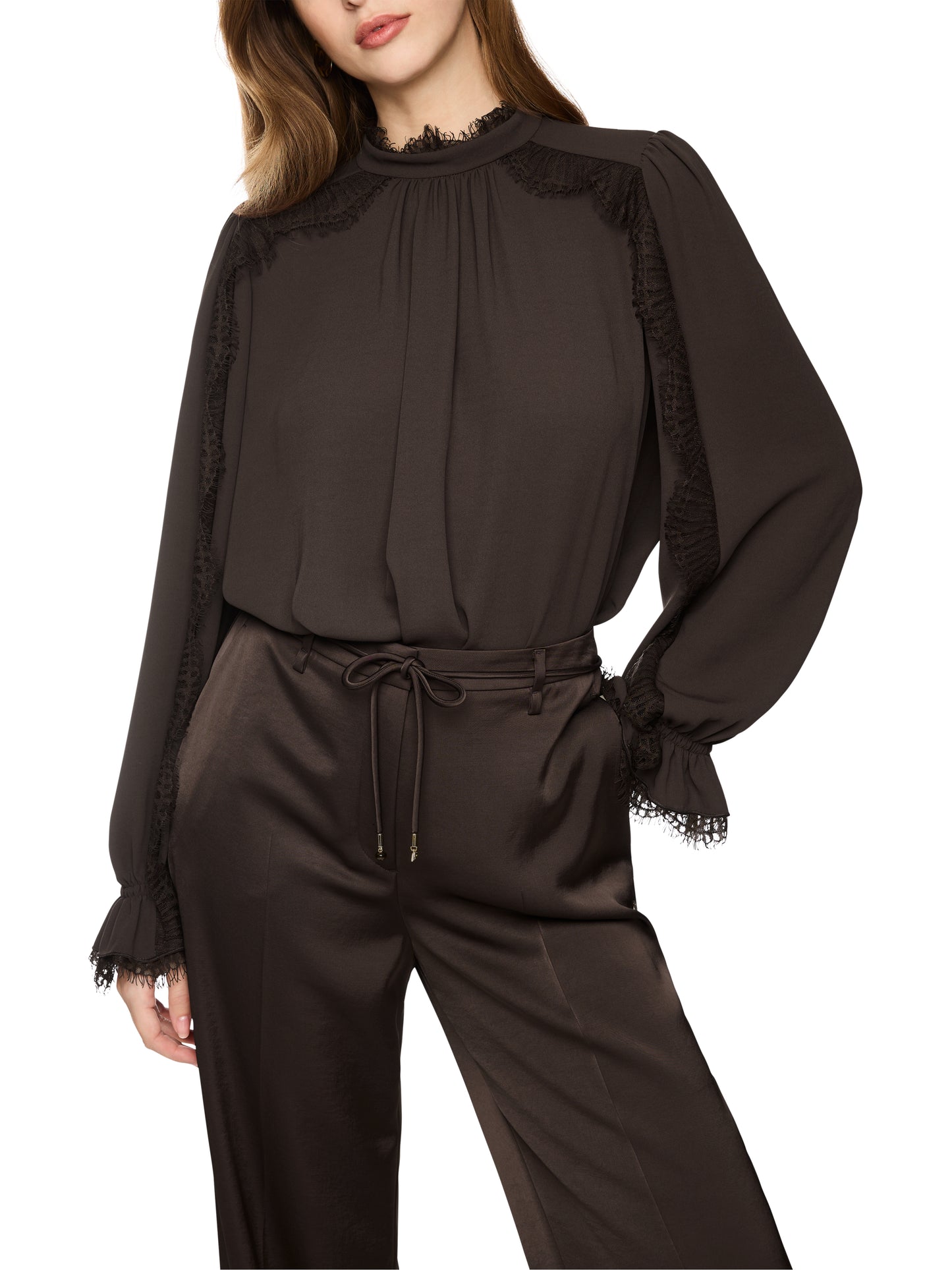 Marc Cain Brown Blouse BC5118W90