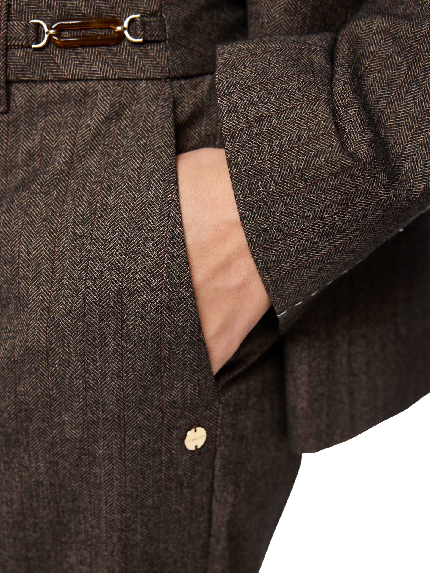 Marc Cain Brown Trousers BC8139W74
