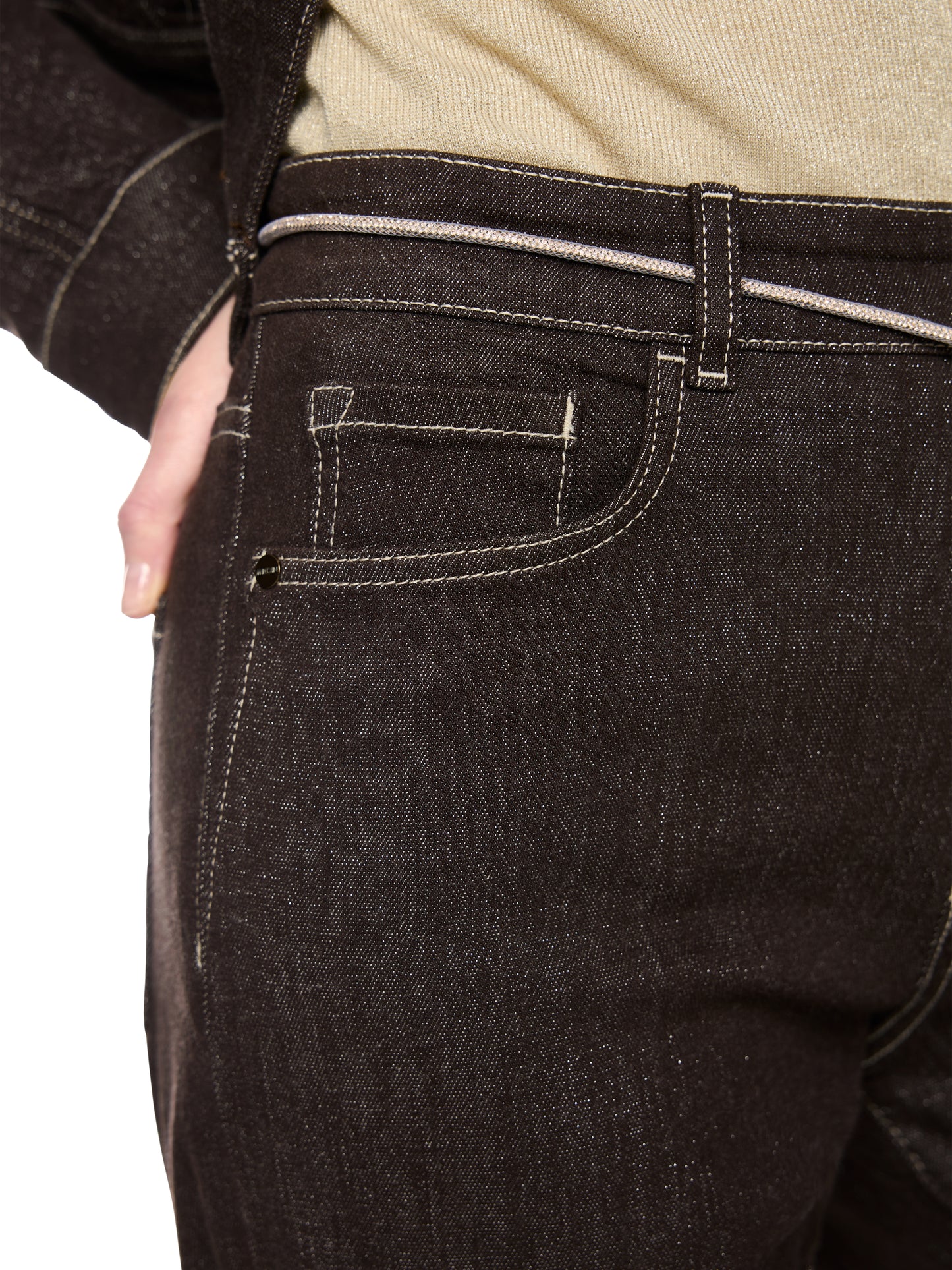 Marc Cain Brown Jeans BC8225D09