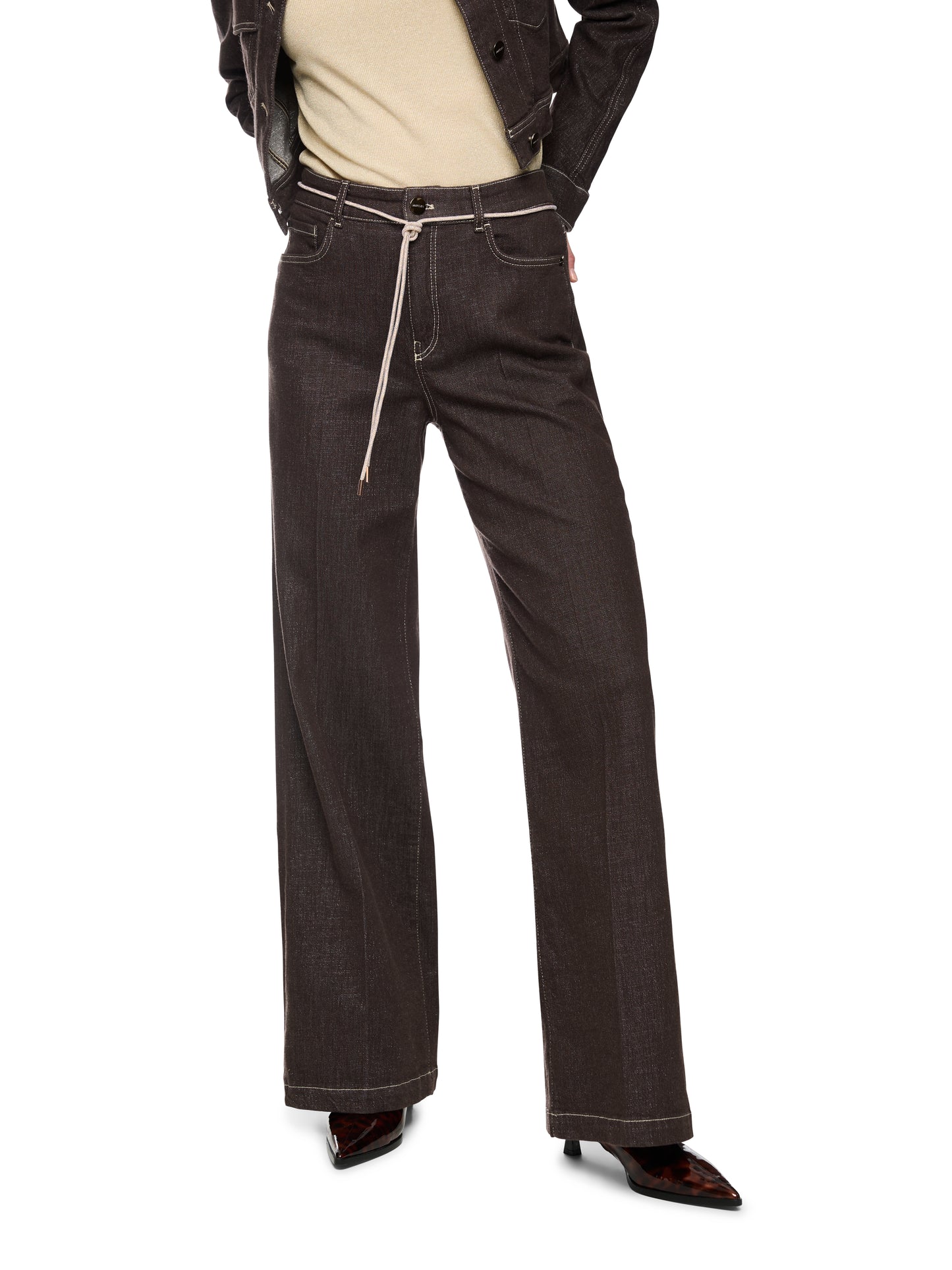 Marc Cain Brown Jeans BC8225D09