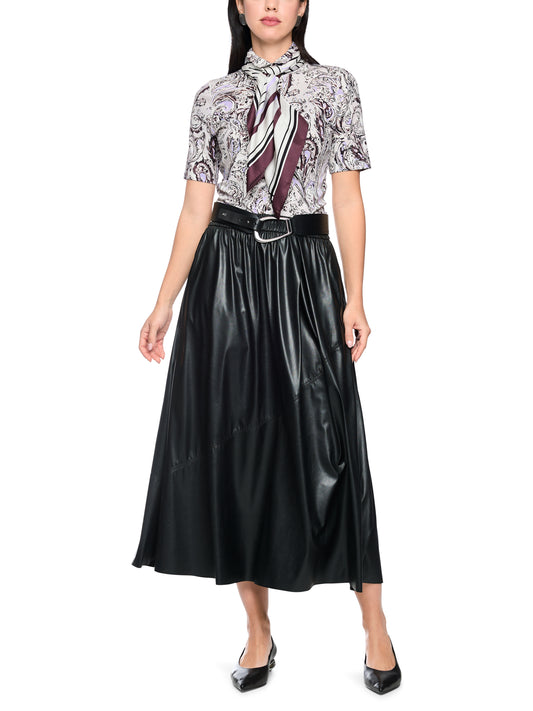 Marc Cain Lilac Print Top BC4843J48