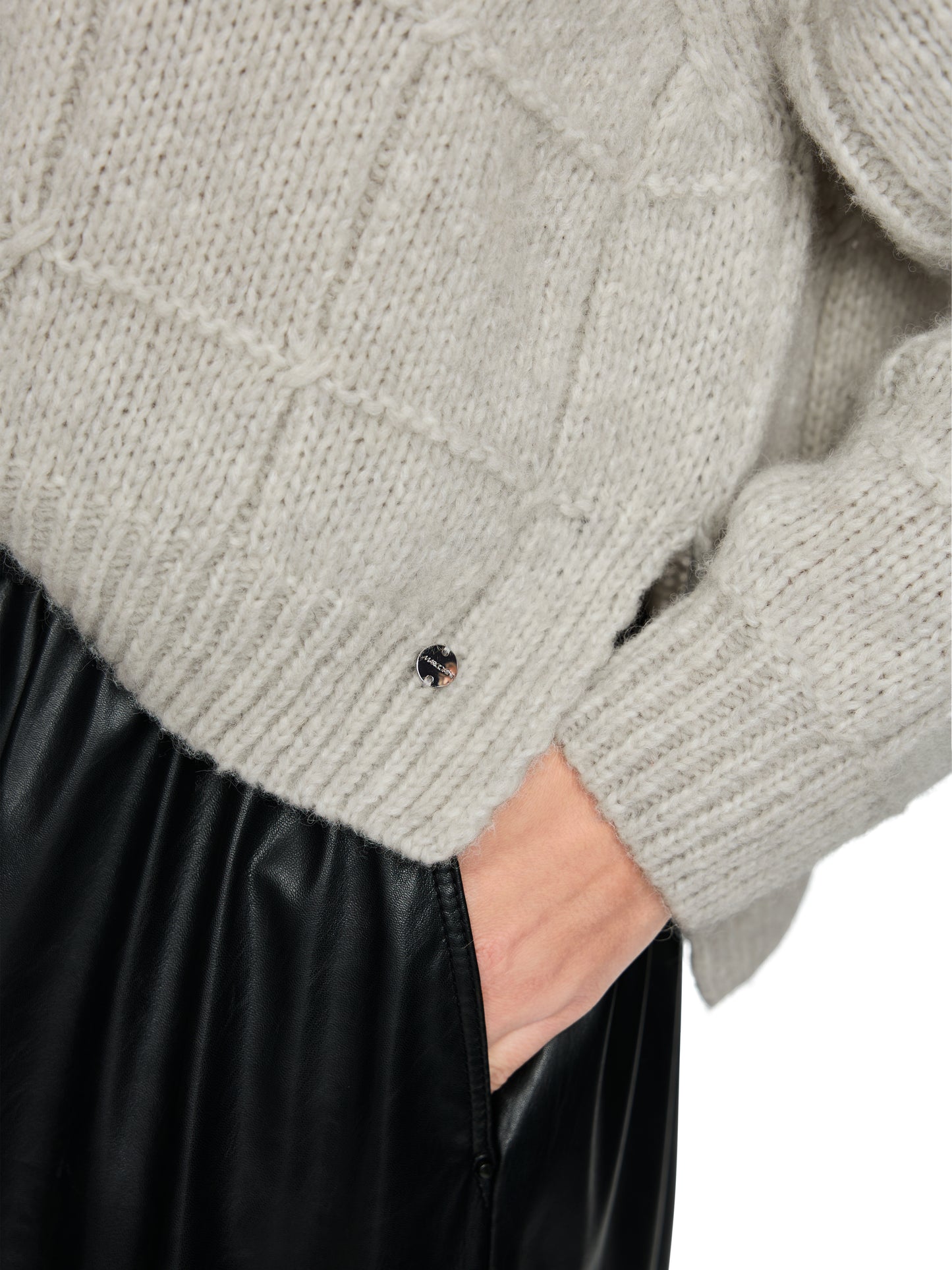 Marc Cain Pale Grey Sweater BC4115M07