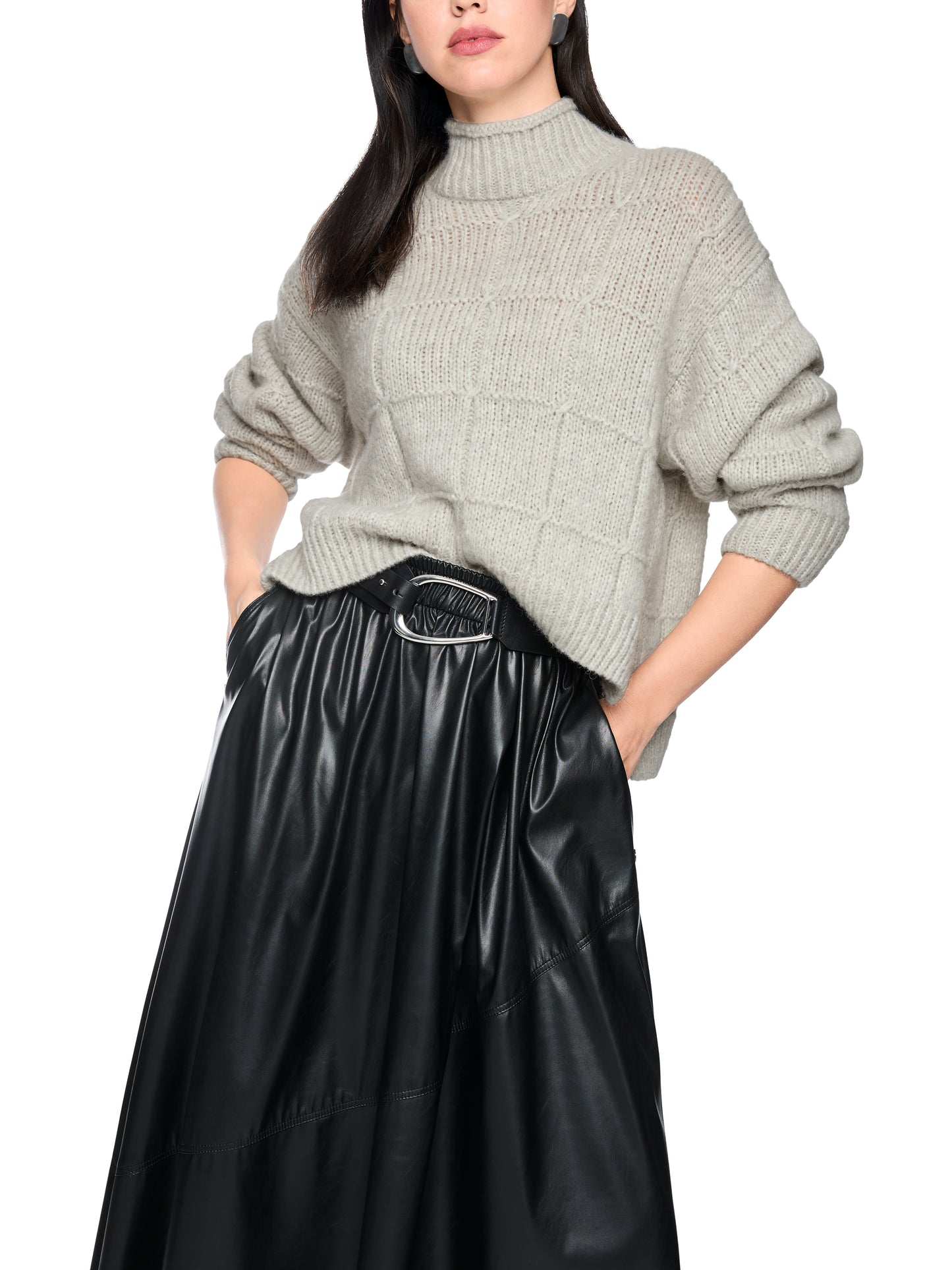 Marc Cain Pale Grey Sweater BC4115M07