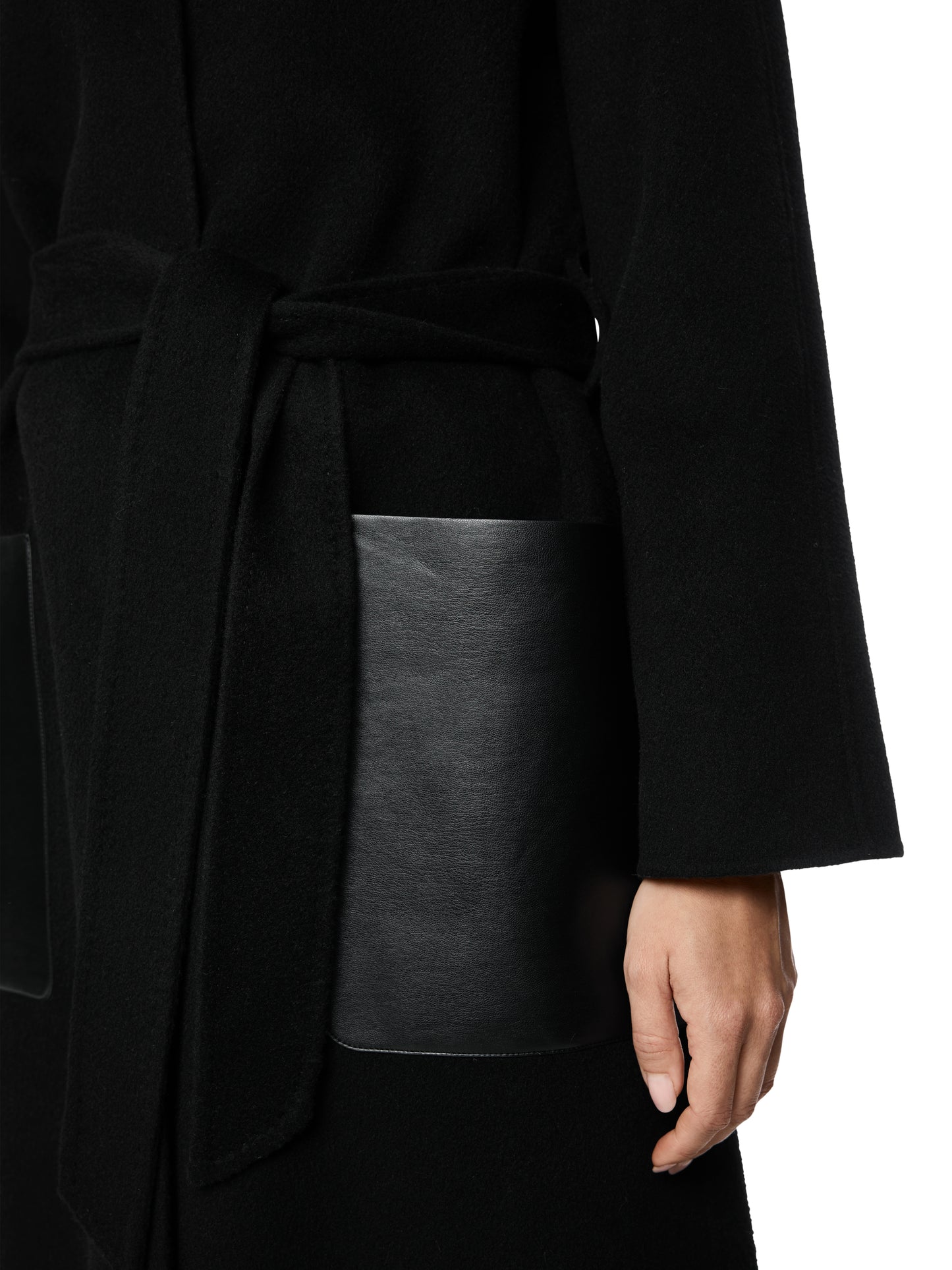 Marc Cain Black Coat BC1106W33