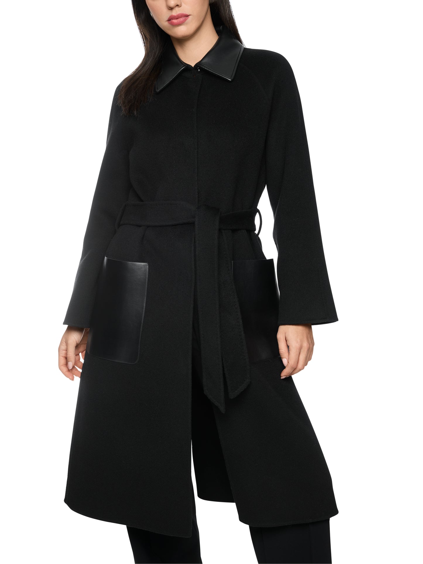 Marc Cain Black Coat BC1106W33