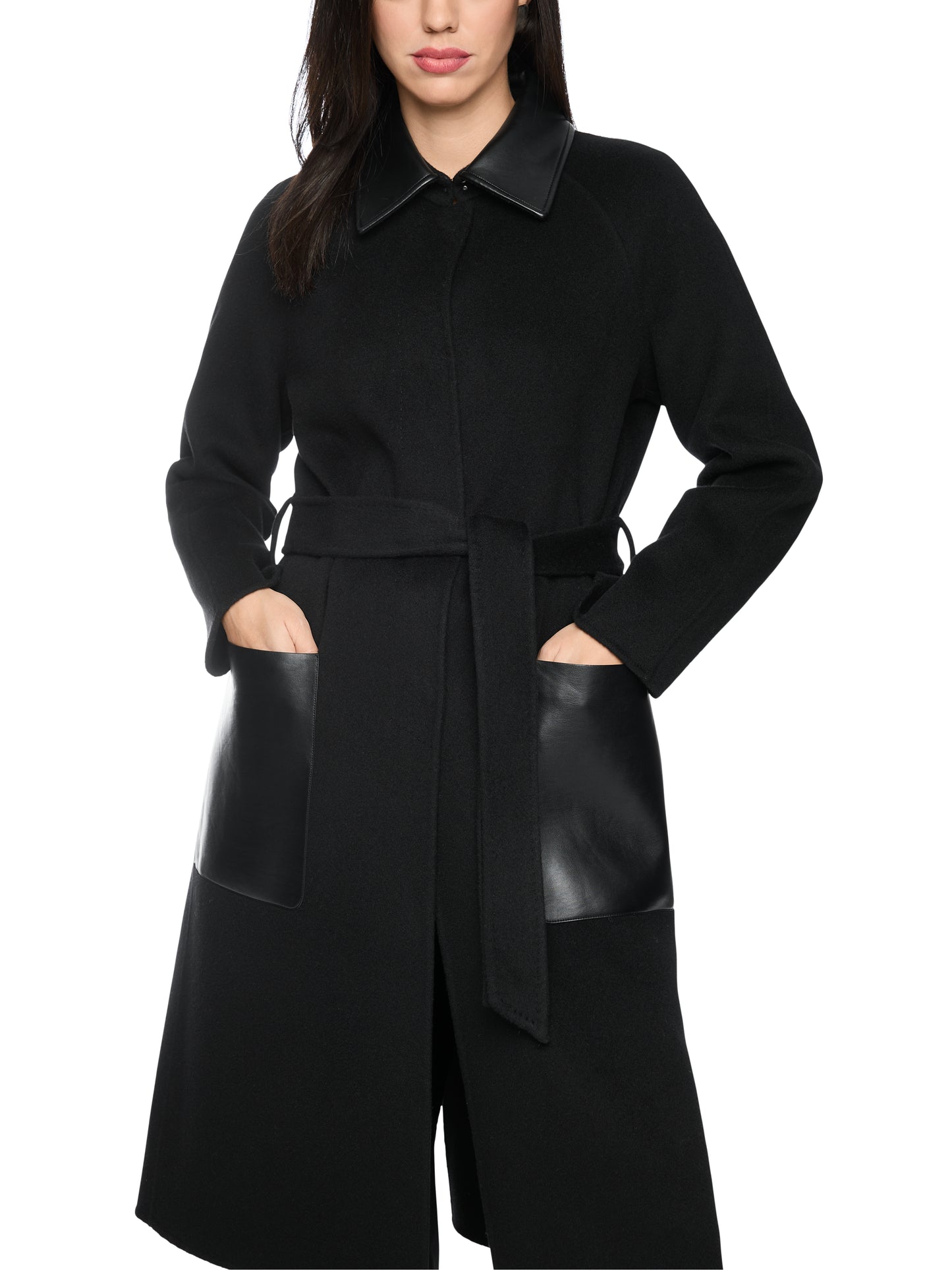 Marc Cain Black Coat BC1106W33
