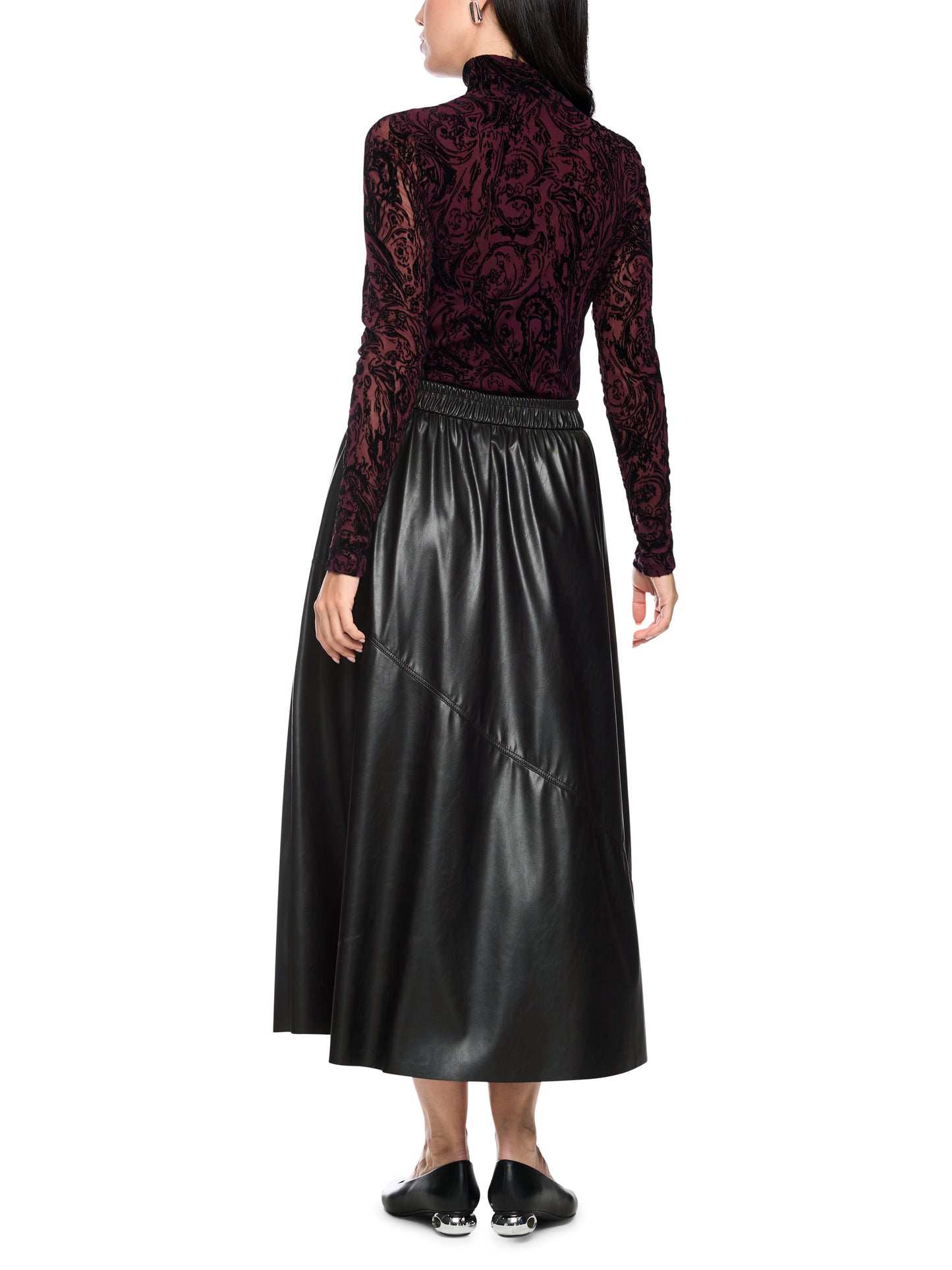 Marc Cain Black Skirt BC7110J20