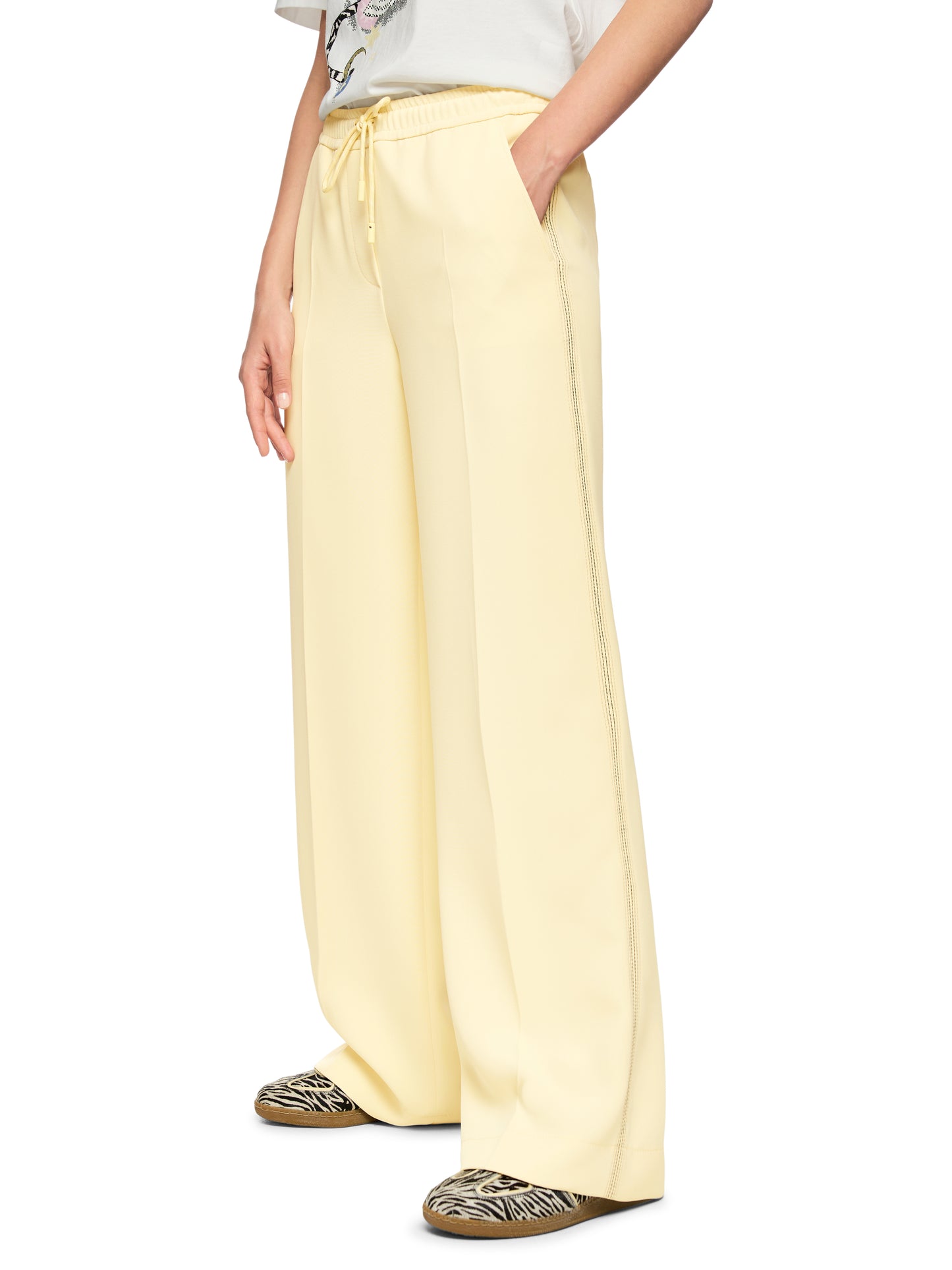 Marc Cain Sports Cream Trousers AS8102W05