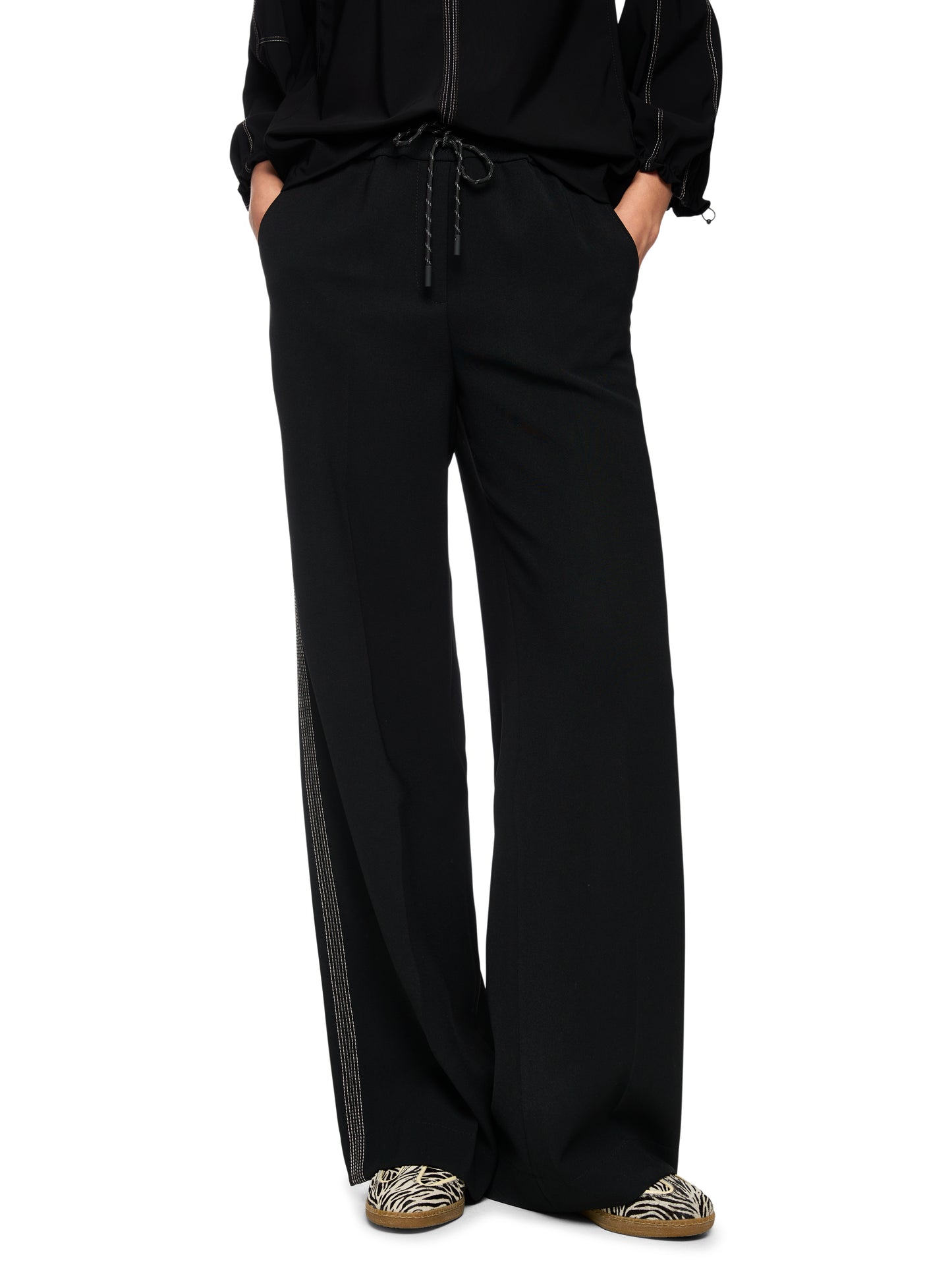 Marc Cain Sports Black Trousers AS8102W05