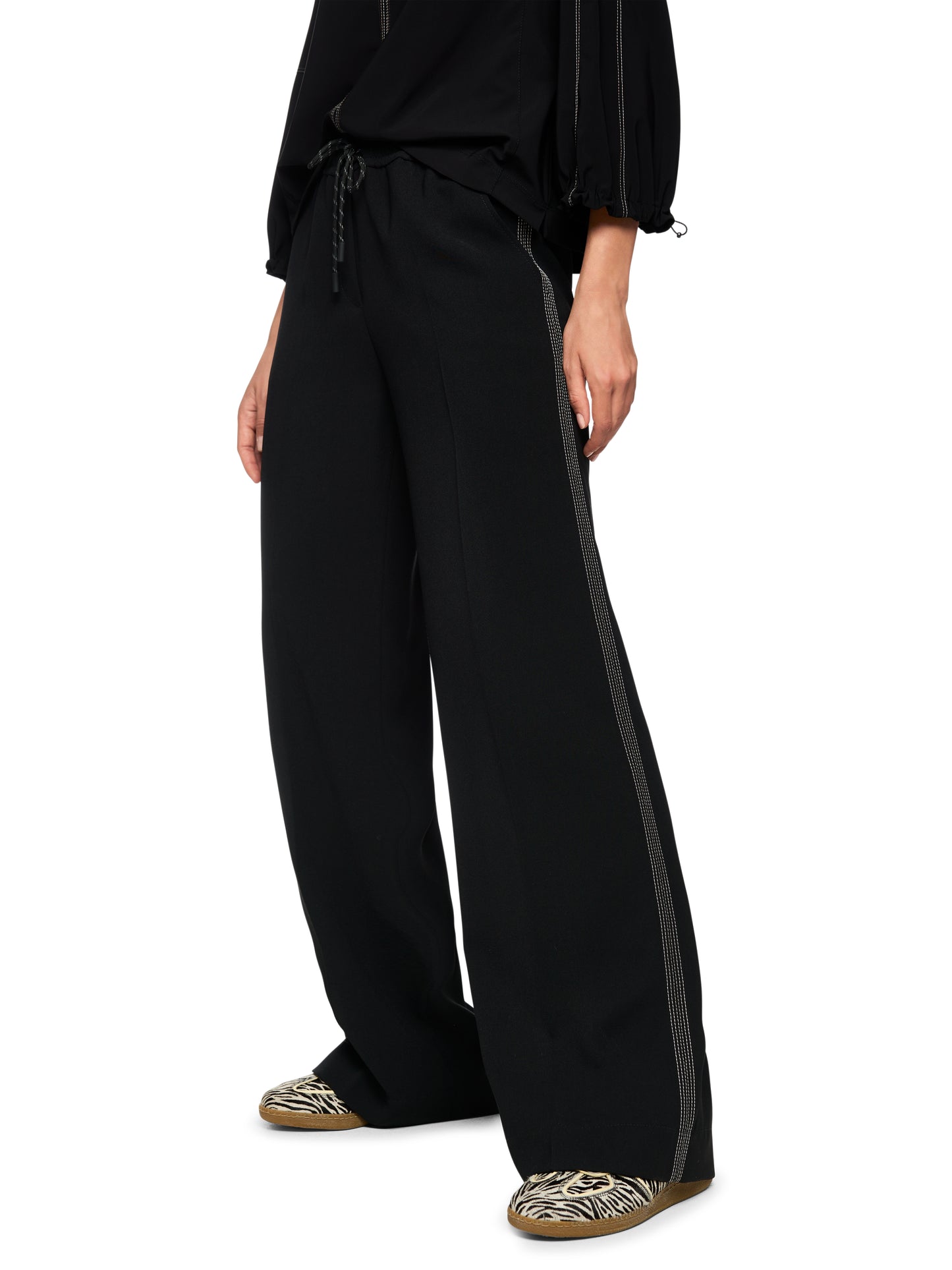Marc Cain Sports Black Trousers AS8102W05