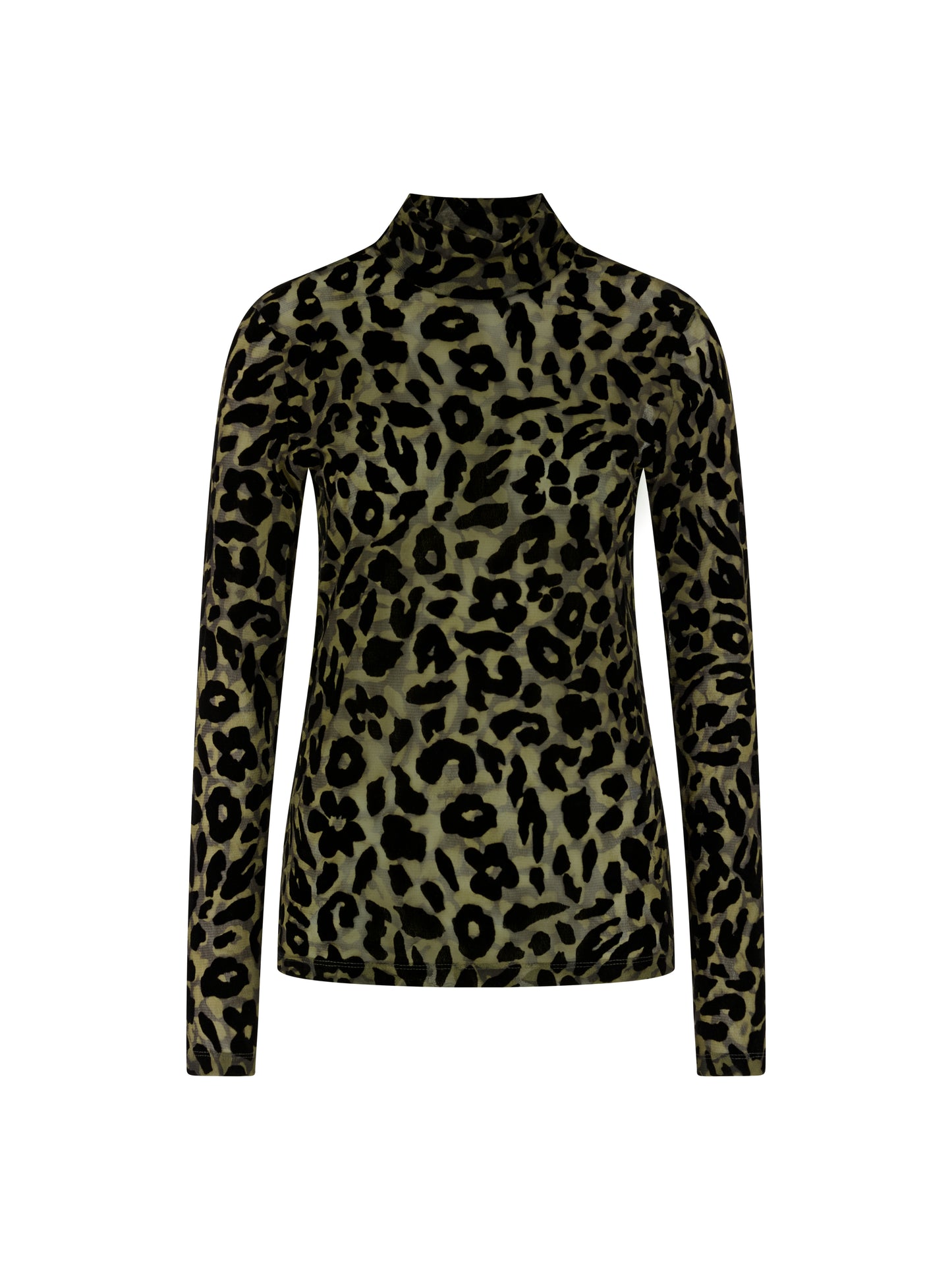 Marc Cain Sports Khaki/Black Top ZS4852J19