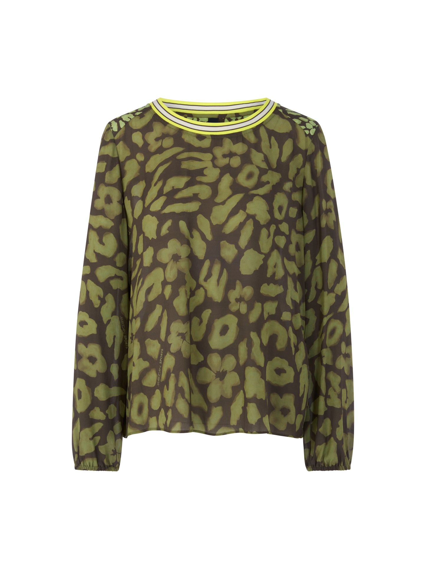 Marc Cain Sports Khaki/Lime Blouse ZS5103W09