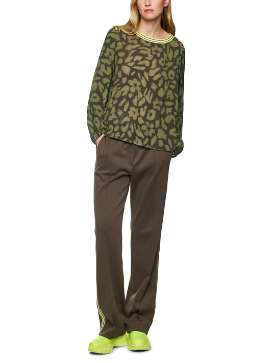 Marc Cain Sports Khaki/Lime Blouse ZS5103W09