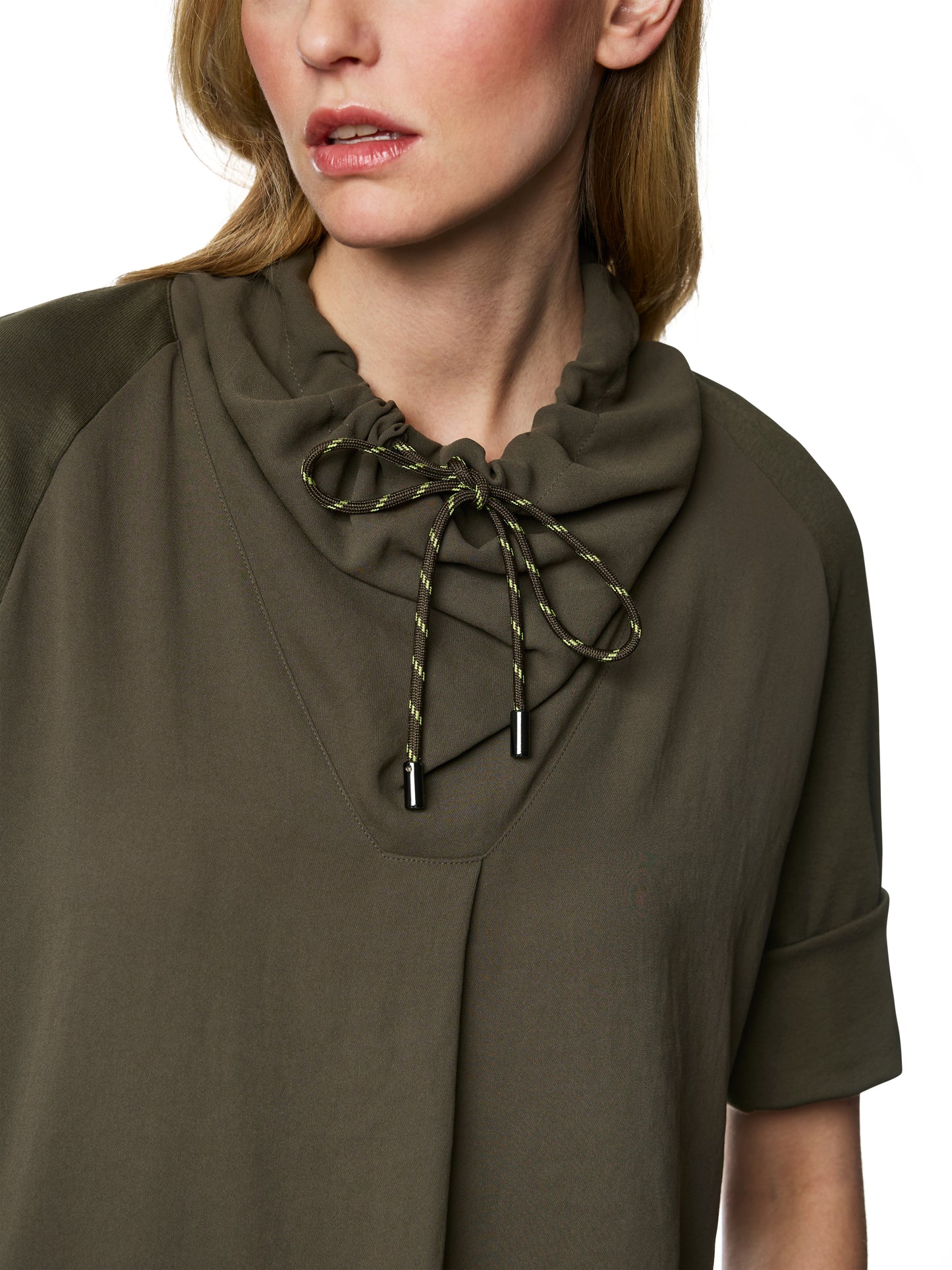 Marc Cain Sports Khaki Tunic Top ZS5502J57