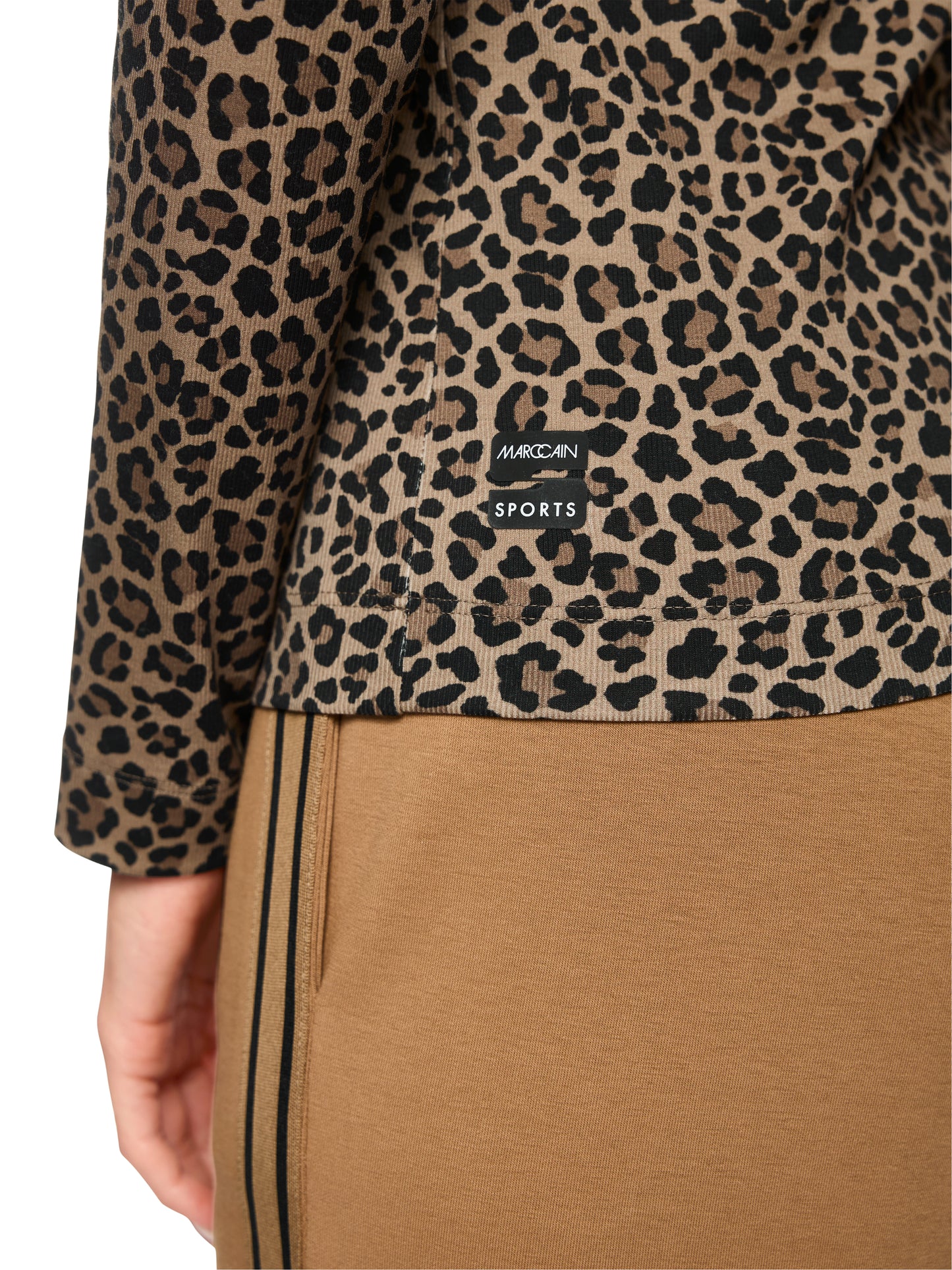 Marc Cain Sports Animal Print Top ZS4841J61