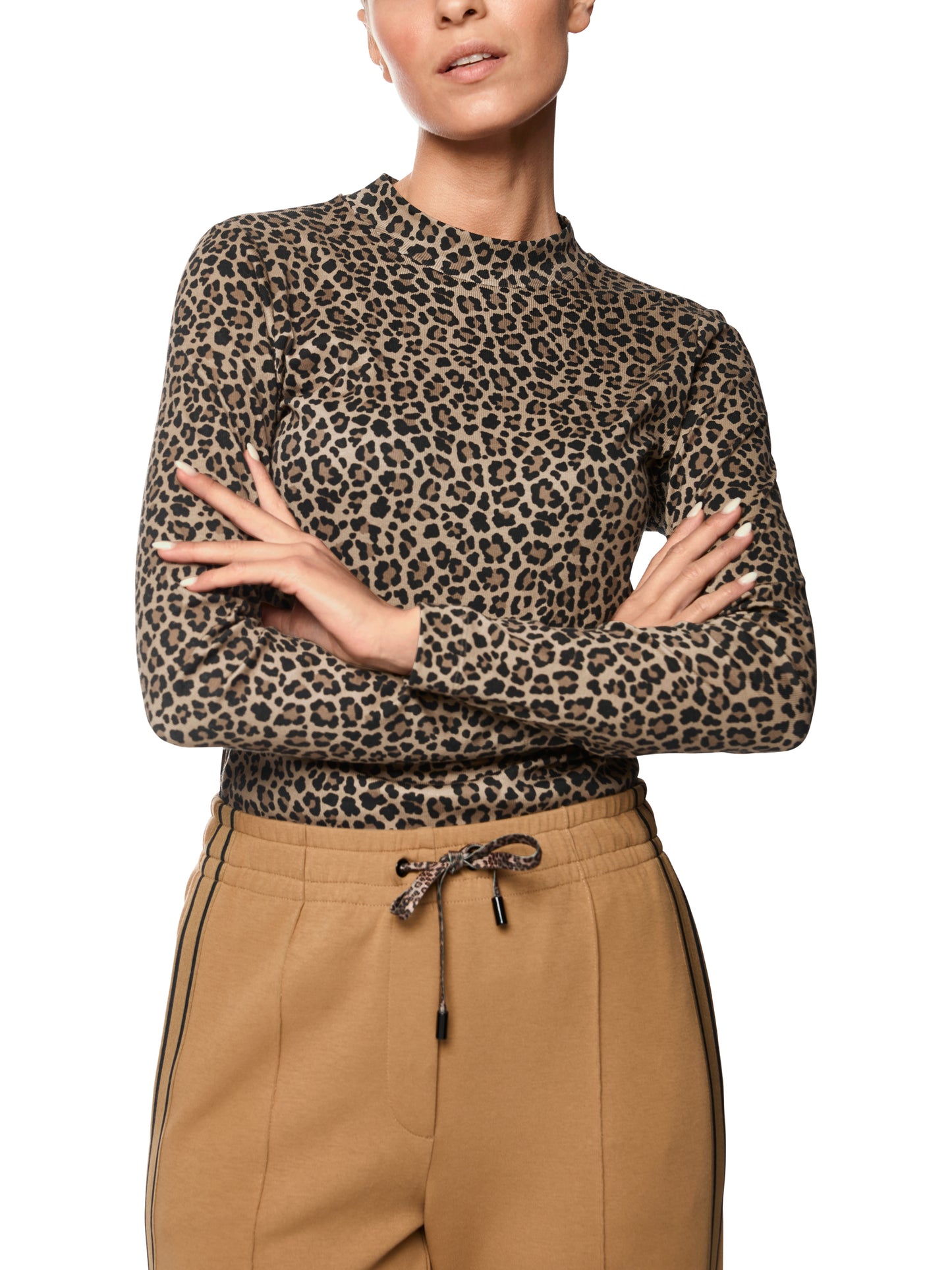 Marc Cain Sports Animal Print Top ZS4841J61
