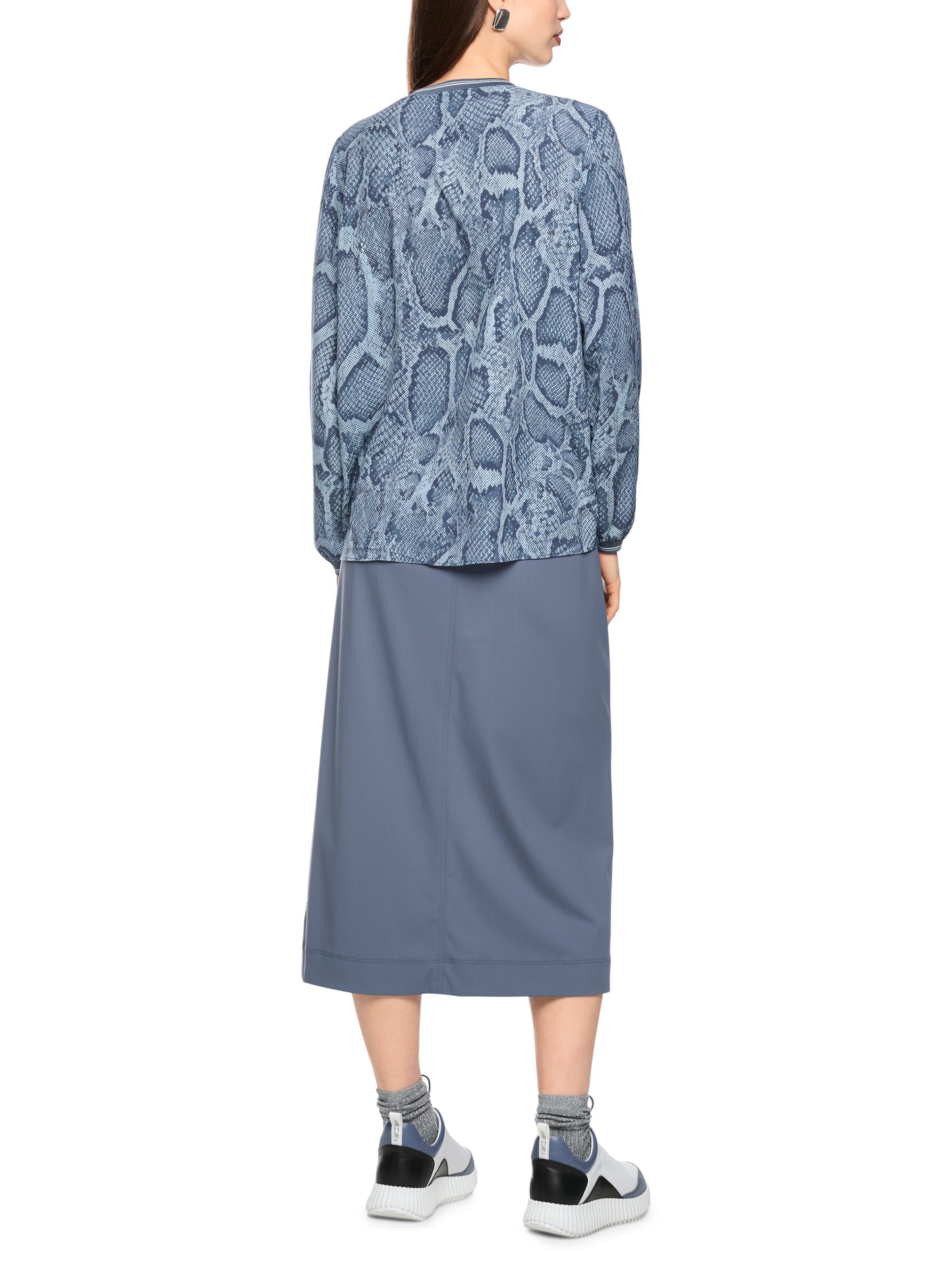 Marc Cain Sports Snake Print Blouse BS5115W16