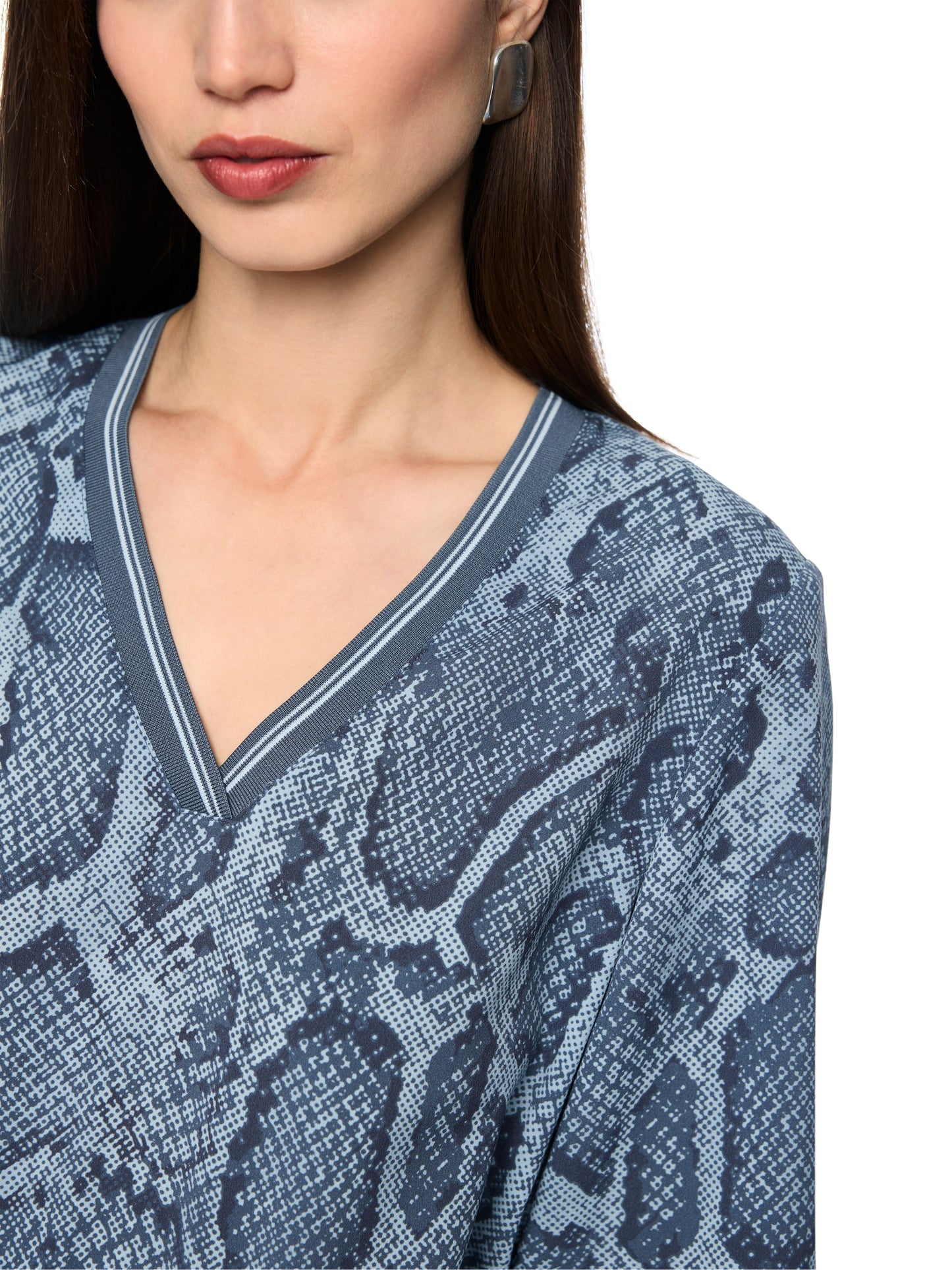 Marc Cain Sports Snake Print Blouse BS5115W16