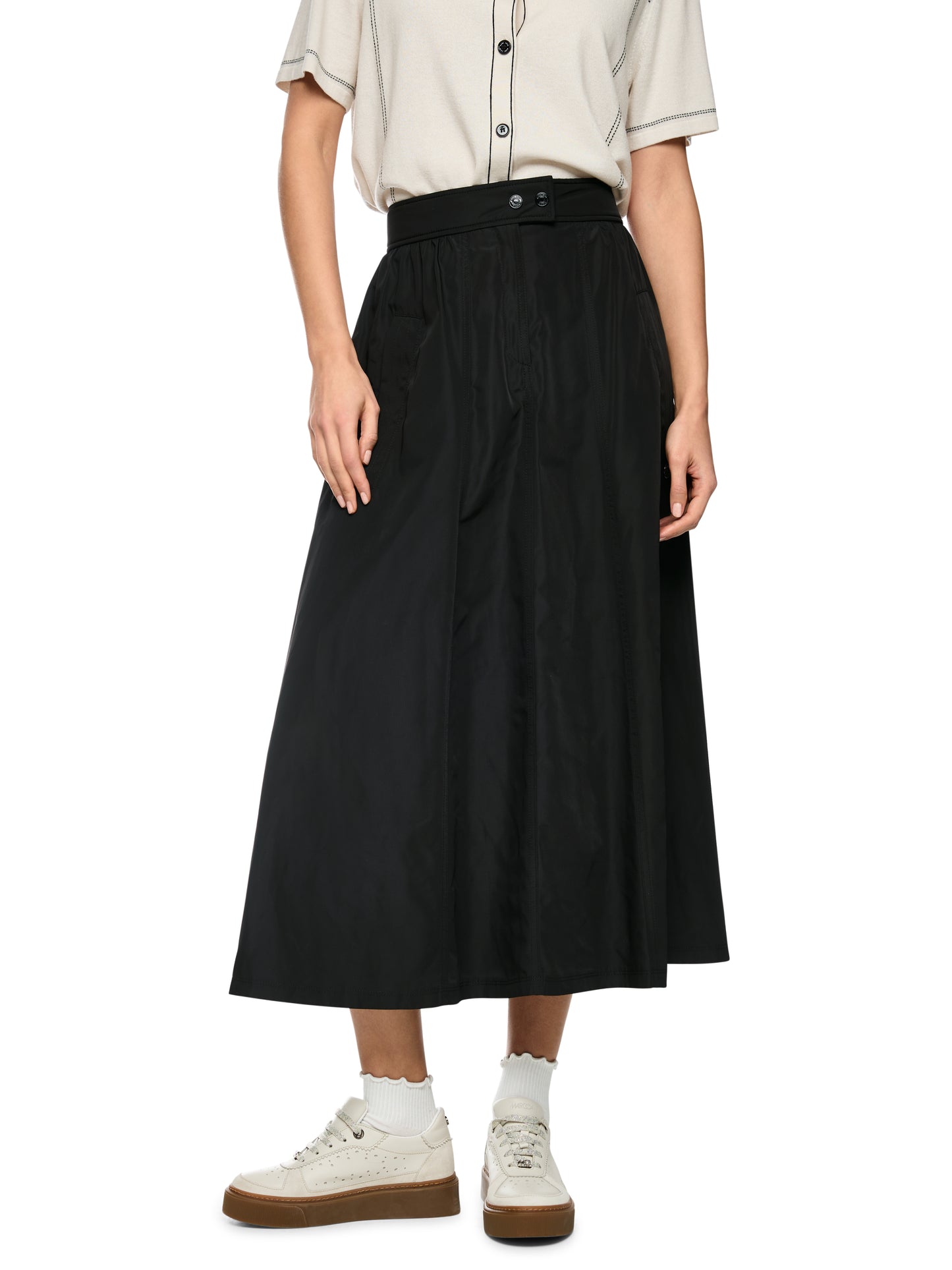 Marc Cain Sports Black Skirt BS7101W43