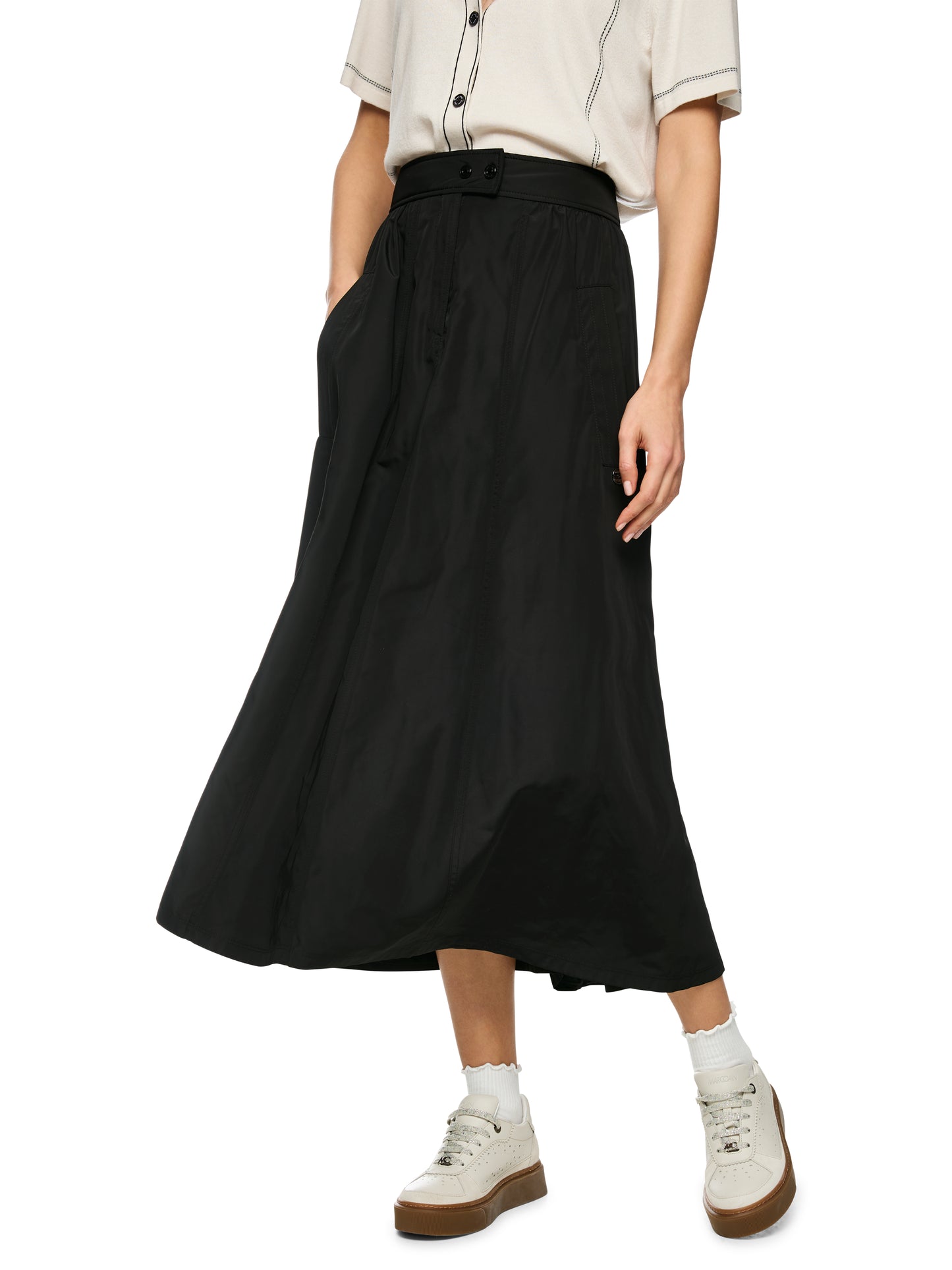 Marc Cain Sports Black Skirt BS7101W43