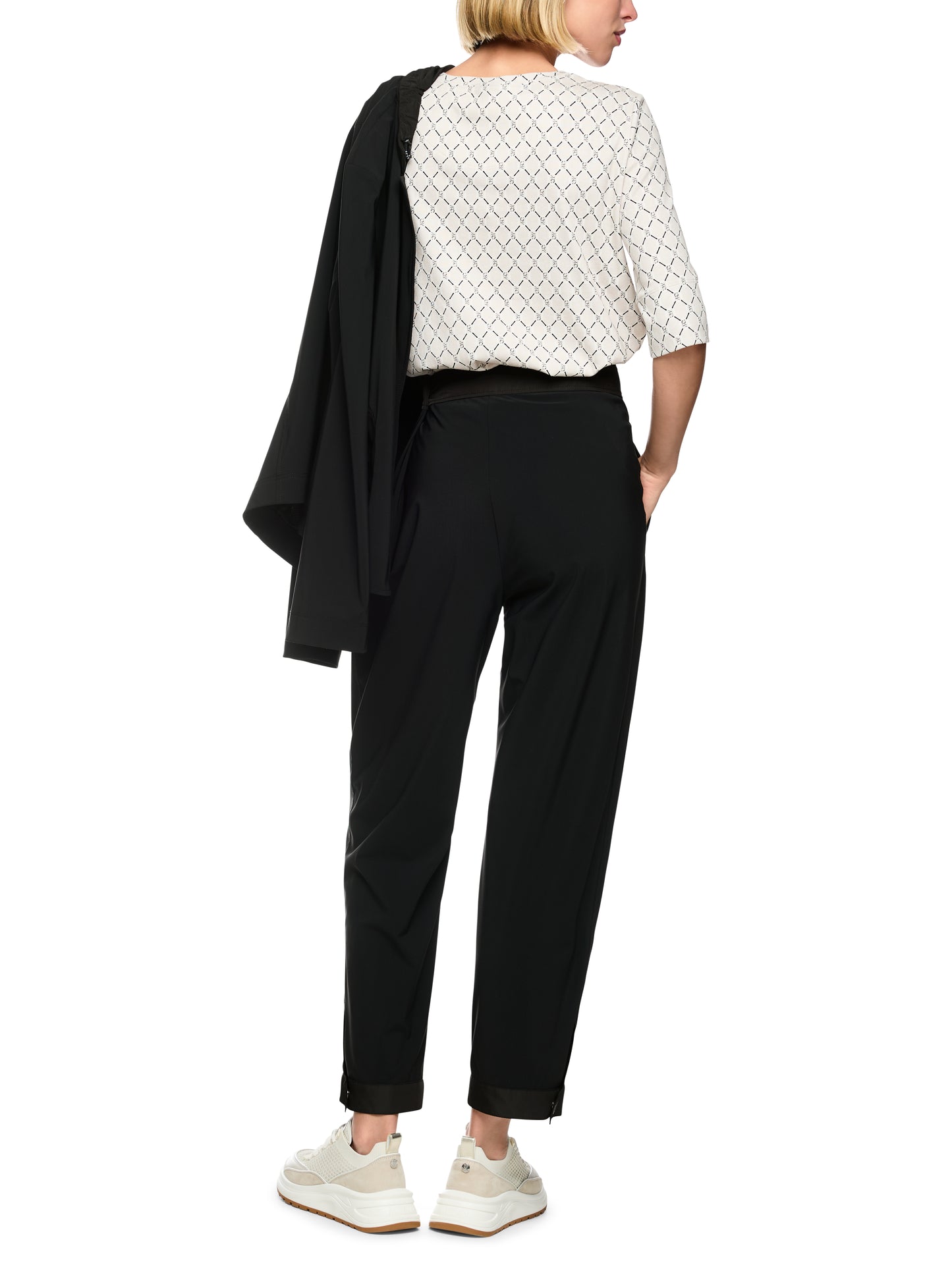 Marc Cain Sports Black Trousers BS8105J40