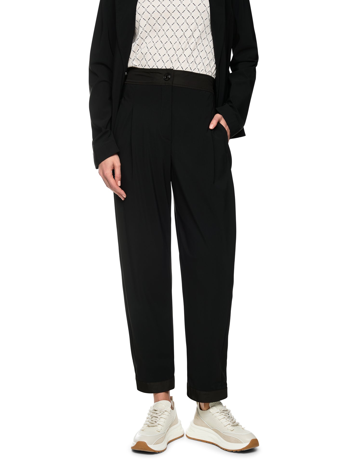 Marc Cain Sports Black Trousers BS8105J40