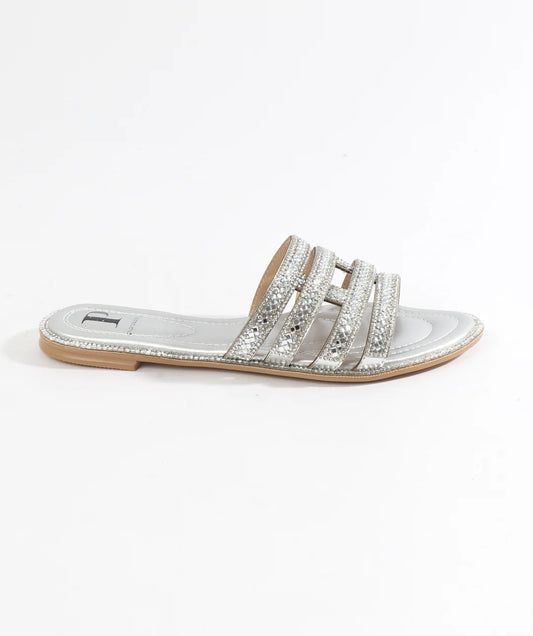 Pia Rossini Silver Marielle Sandal MAR100
