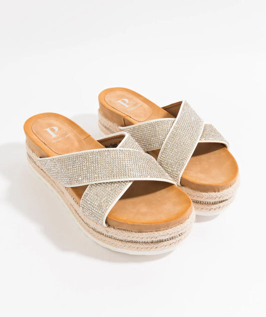 Pia Rossini Silver Nour Sandal NOU00549