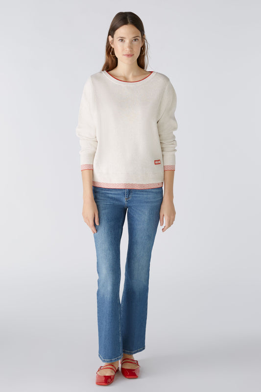 Oui Sweater with Underlayer 86667