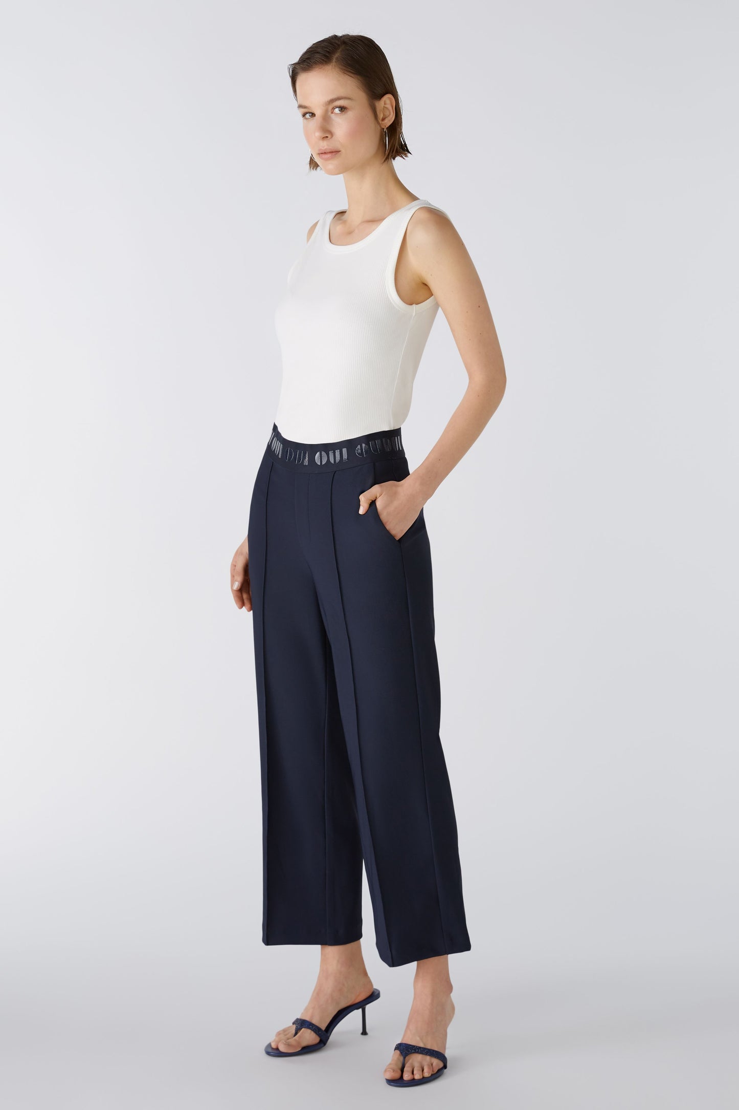 Oui Pull on Trousers 86917