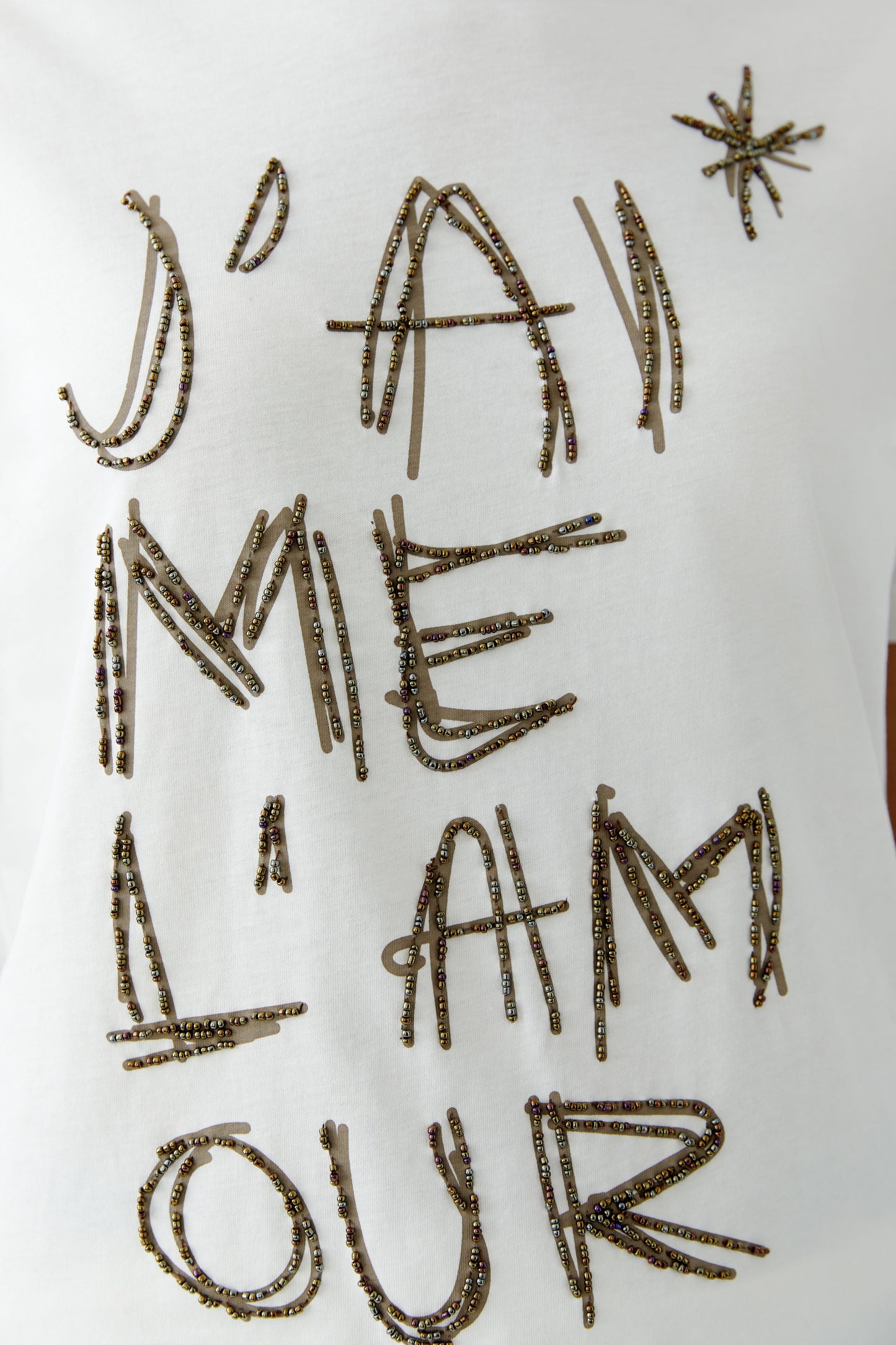 Oui Beaded T-Shirt 94211