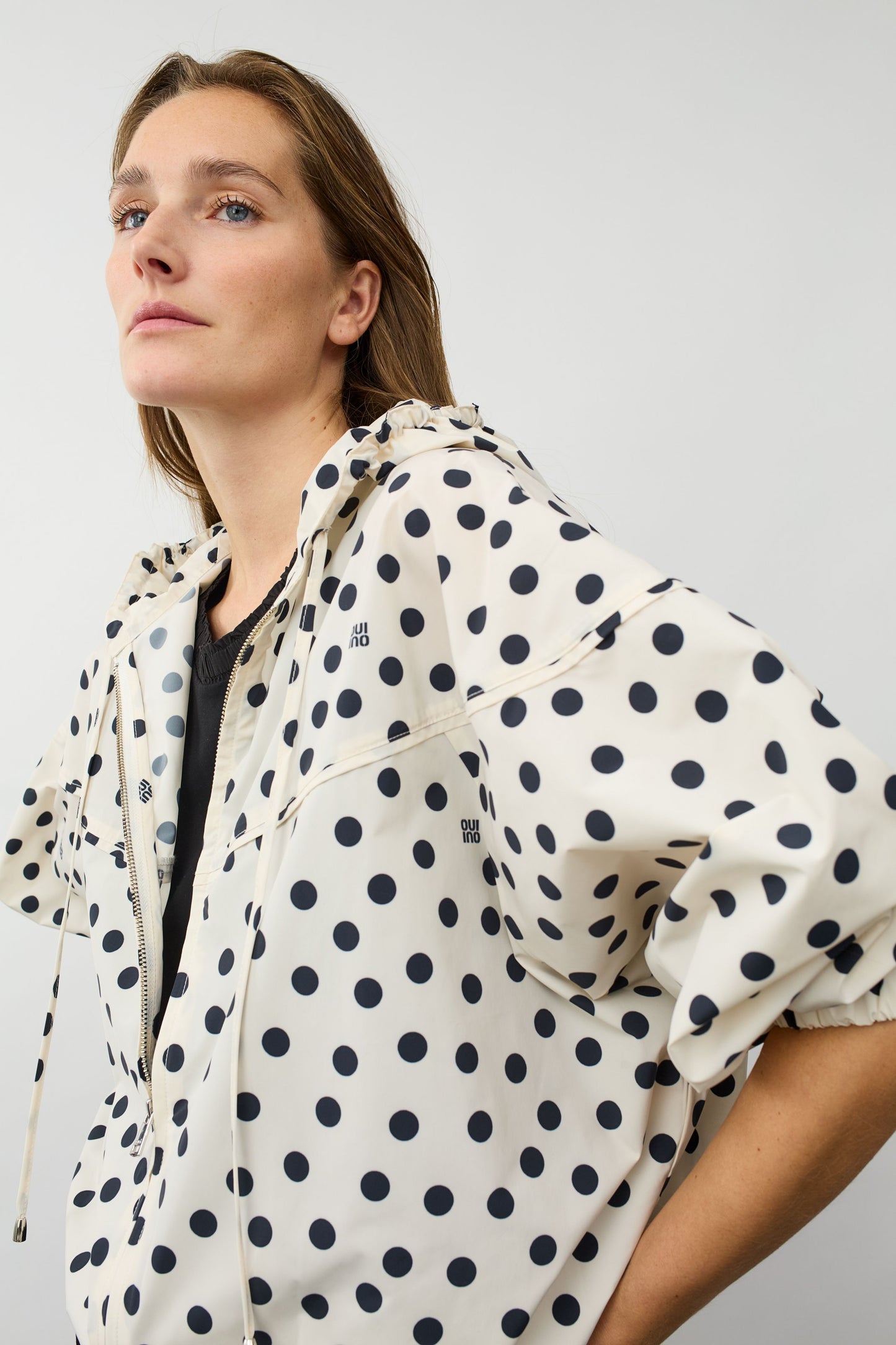 Oui Cream Spot Coat 98730