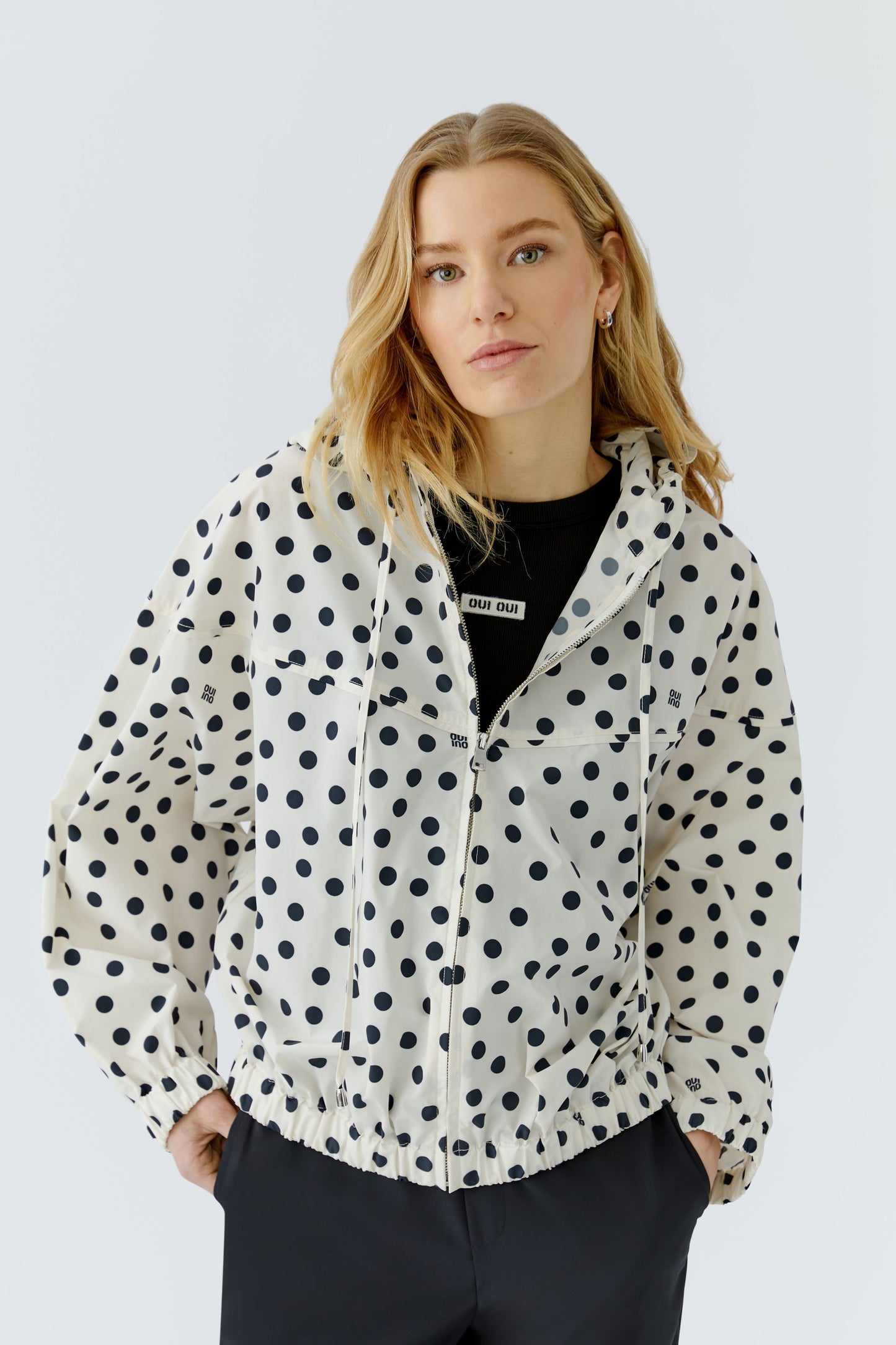 Oui Cream Spot Coat 98730