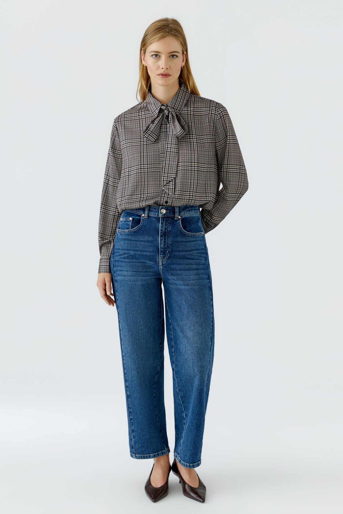 Oui Check Shirt 99968